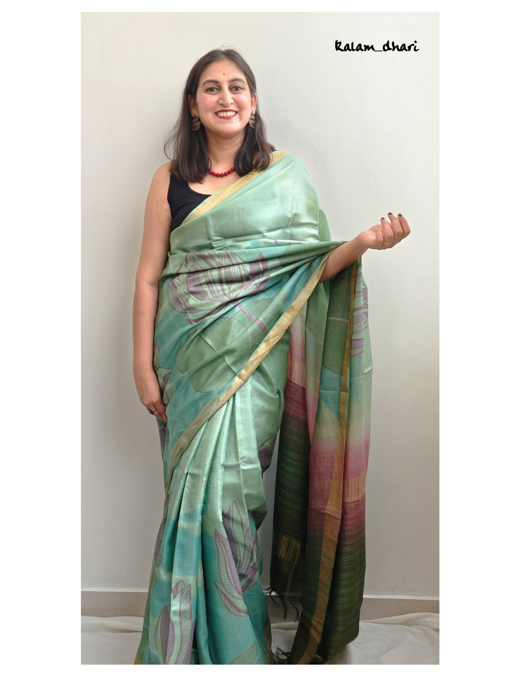 Ellora Painted Kosa Silk Saree