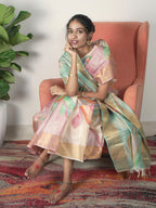 Kusum Painted Tussar Saree