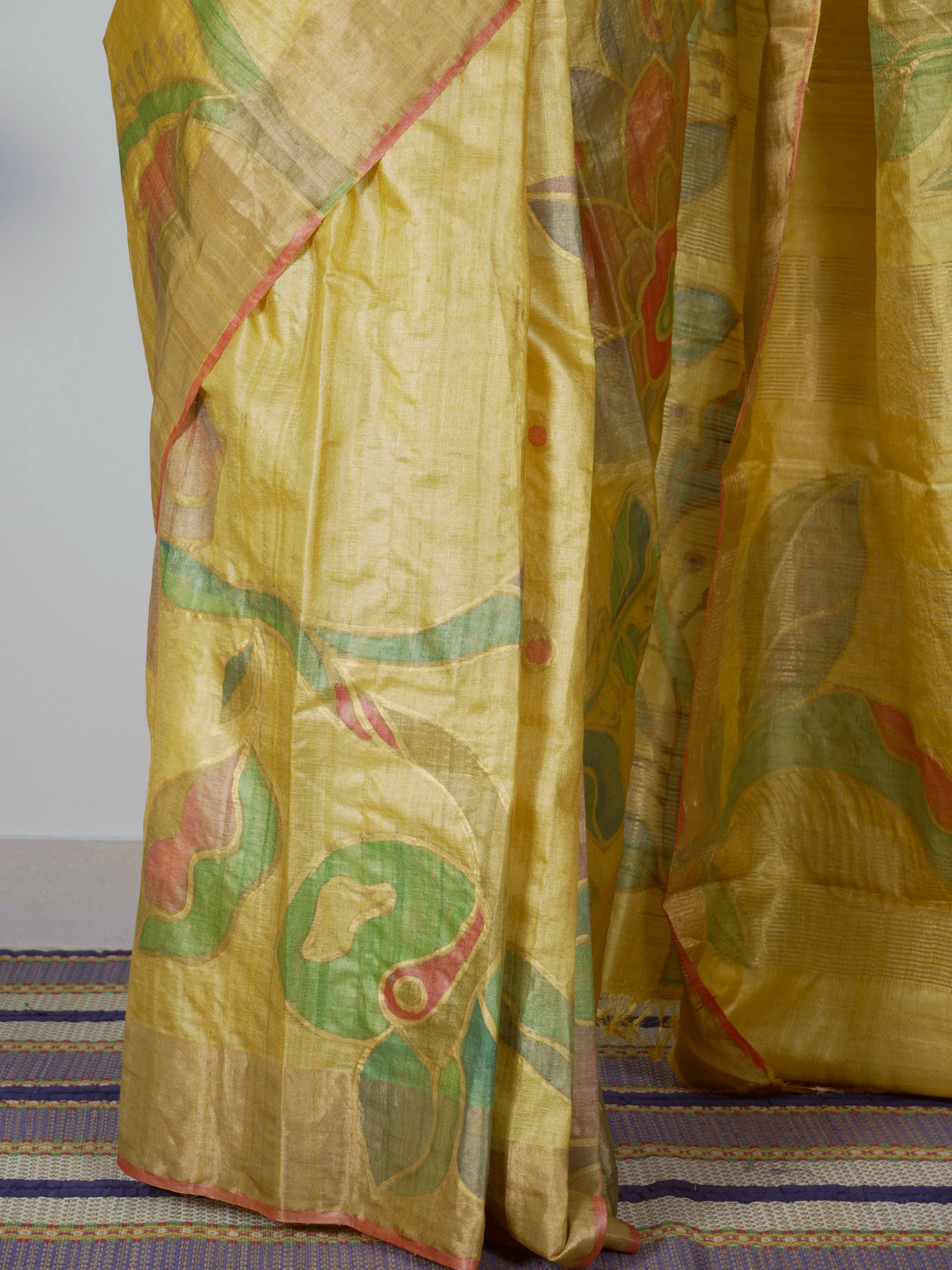 Dua Painted Tussar Saree