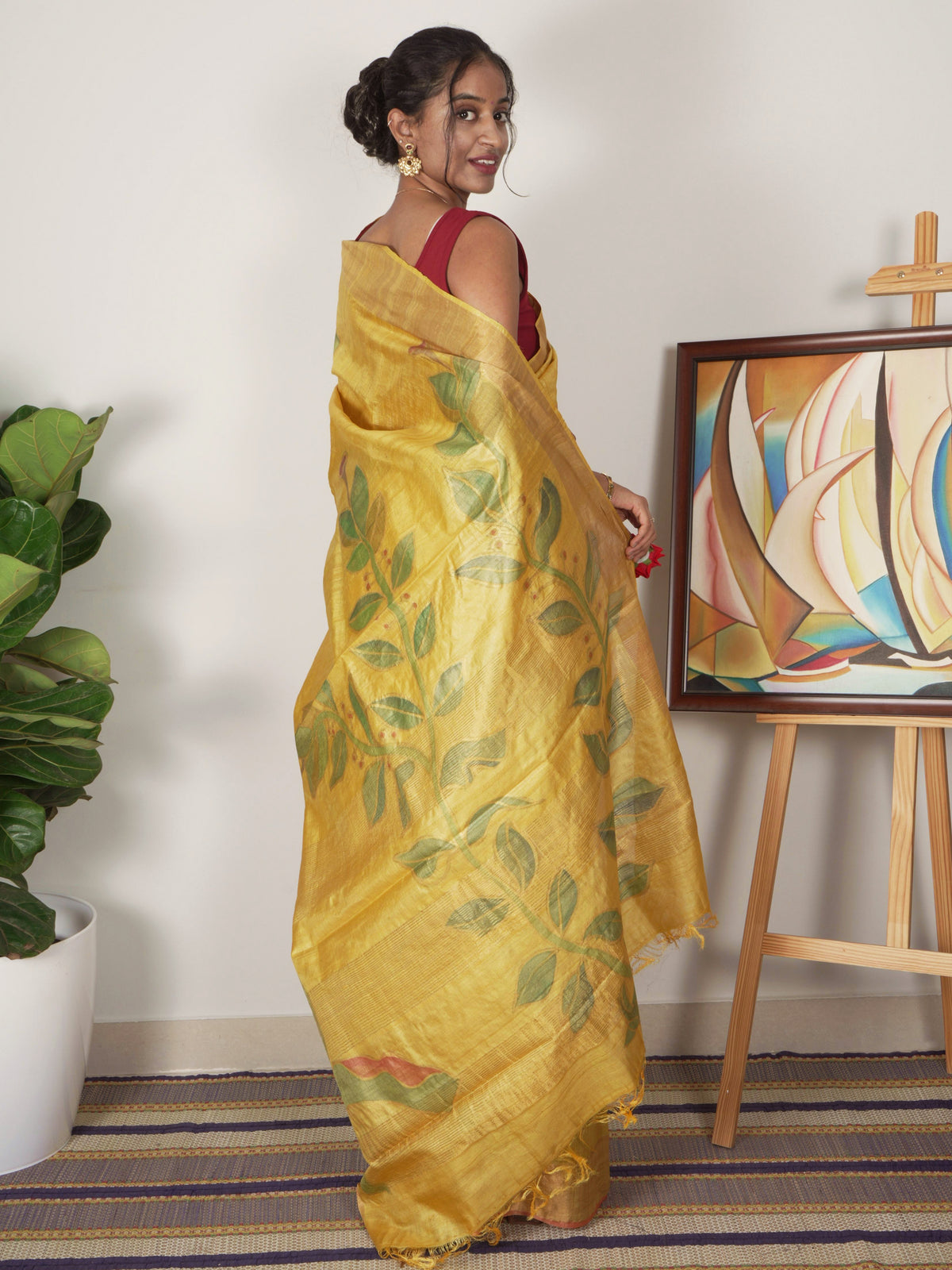 Dua Painted Tussar Saree