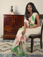 Poppies Cotton Saree