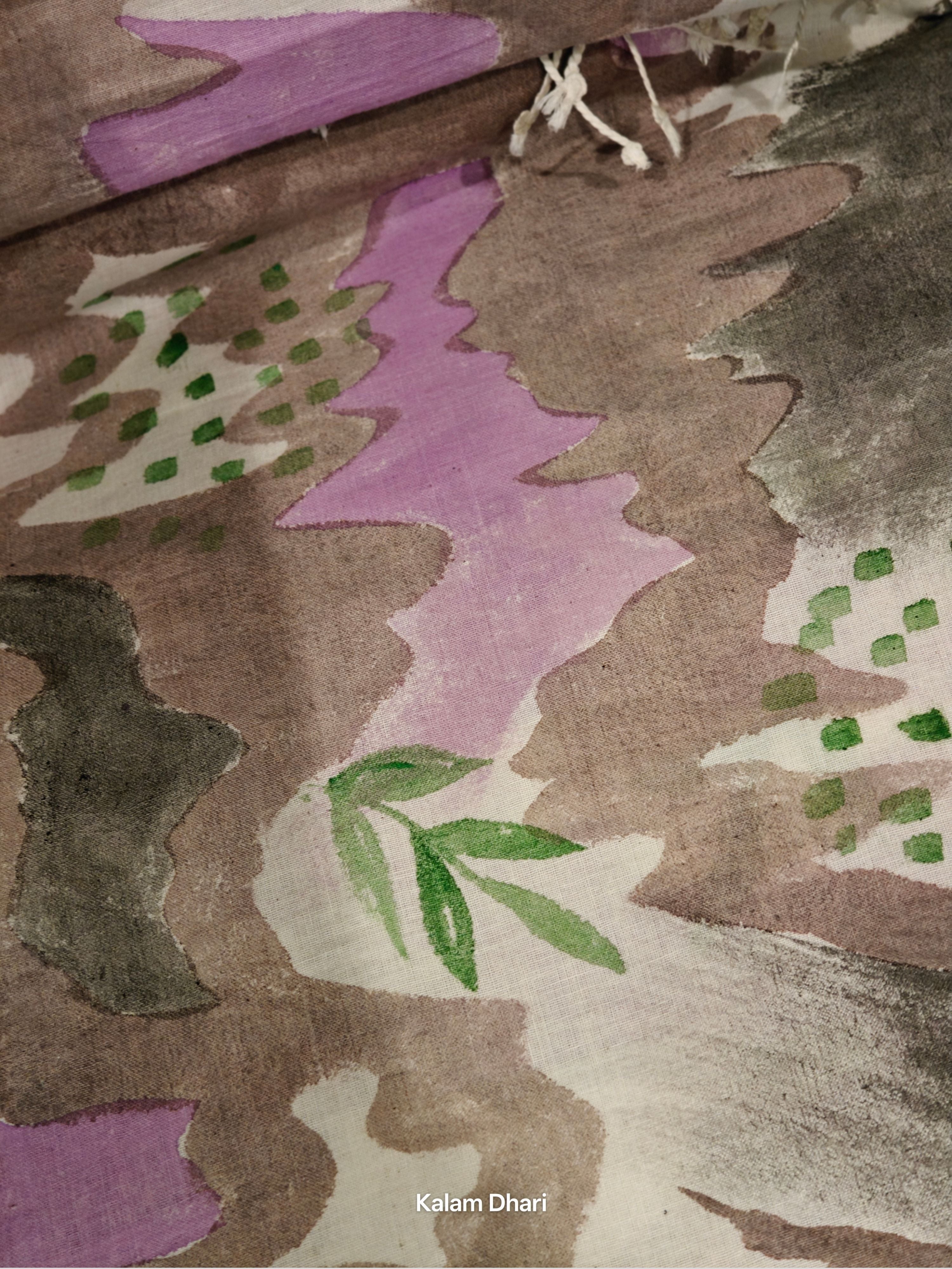 Chhaal Painted Cotton Saree