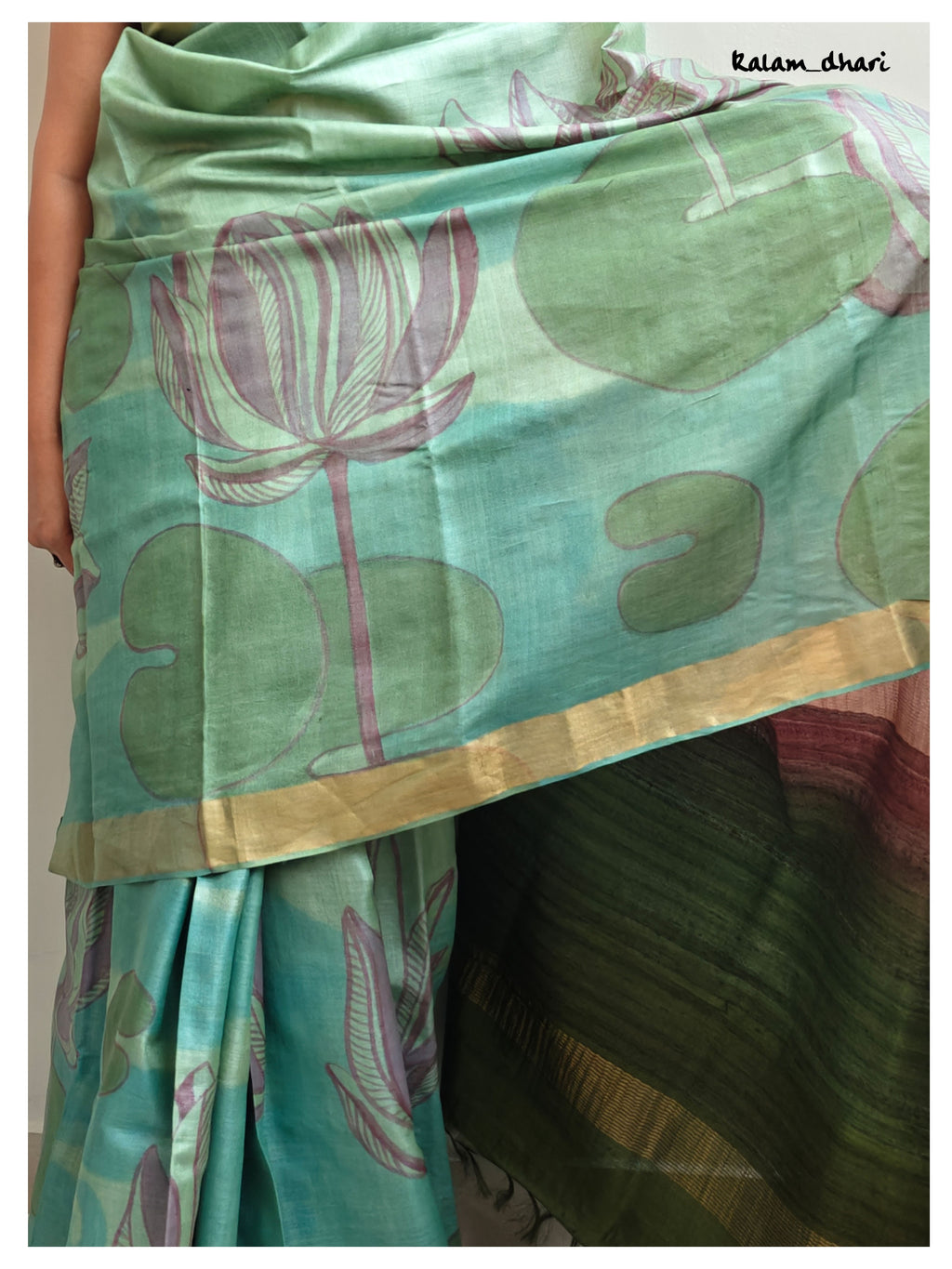 Ellora Painted Kosa Silk Saree