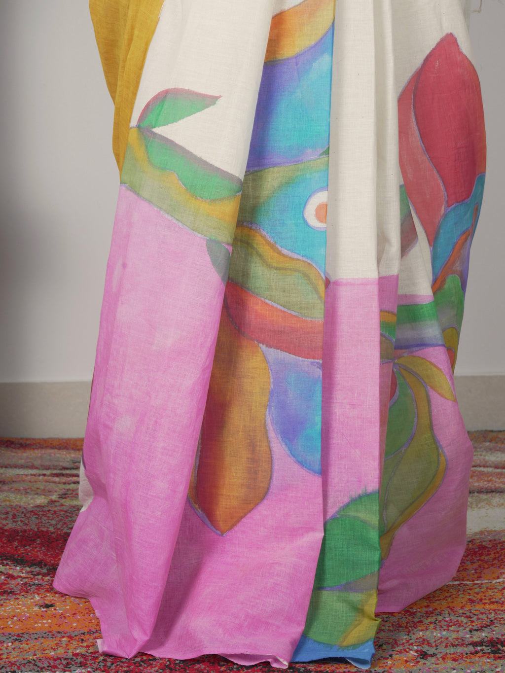 Kumud Painted Cotton Saree