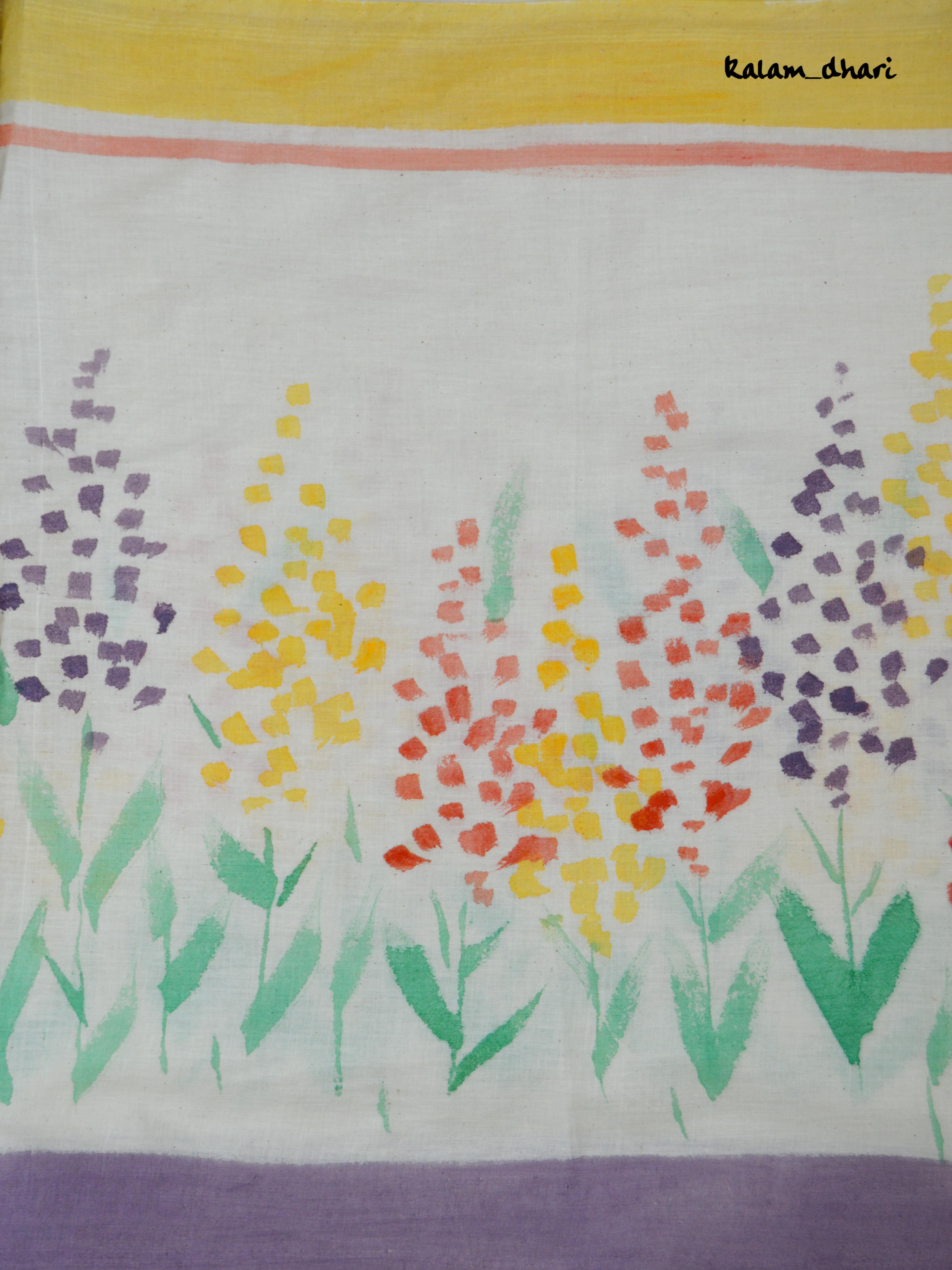 Delphi Muslin Cotton Painted Stole