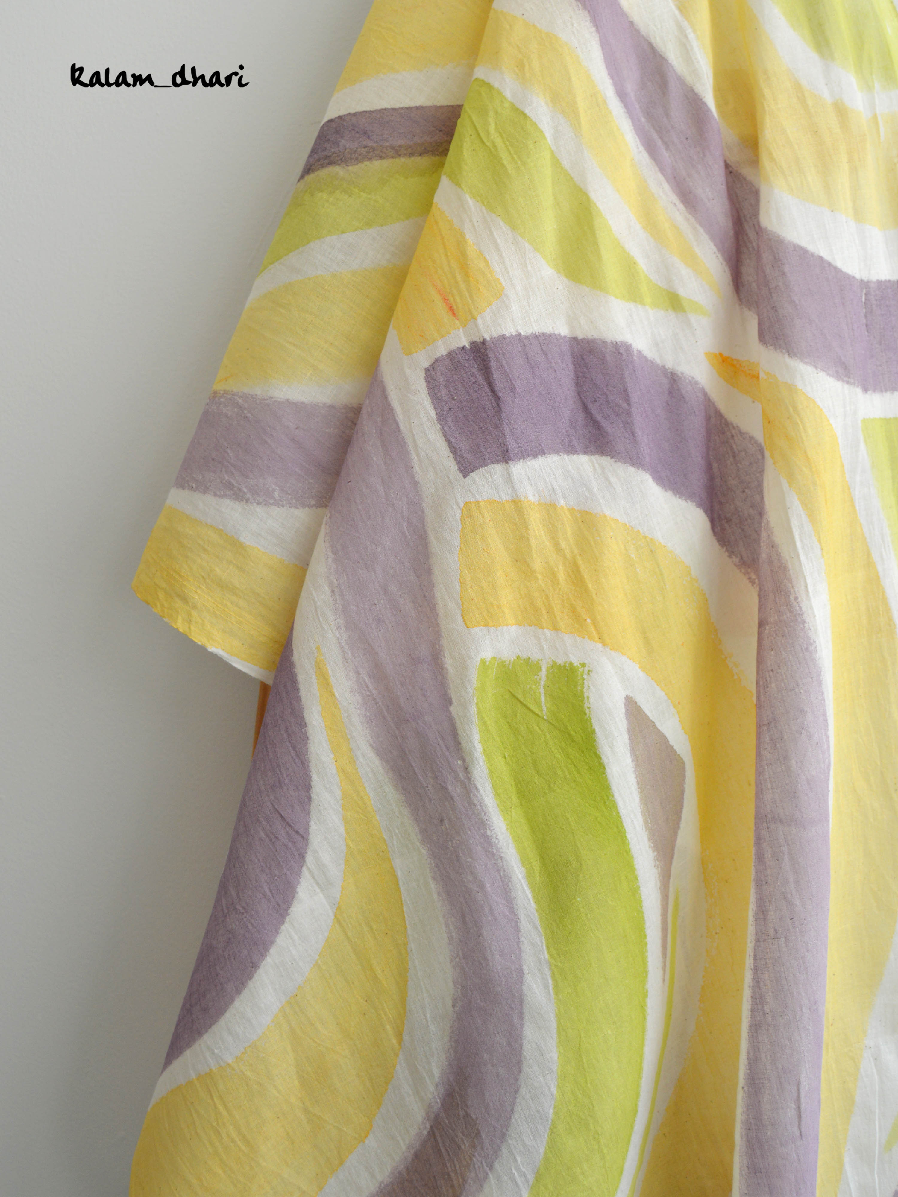 Vaayu Muslin Cotton Painted Stole