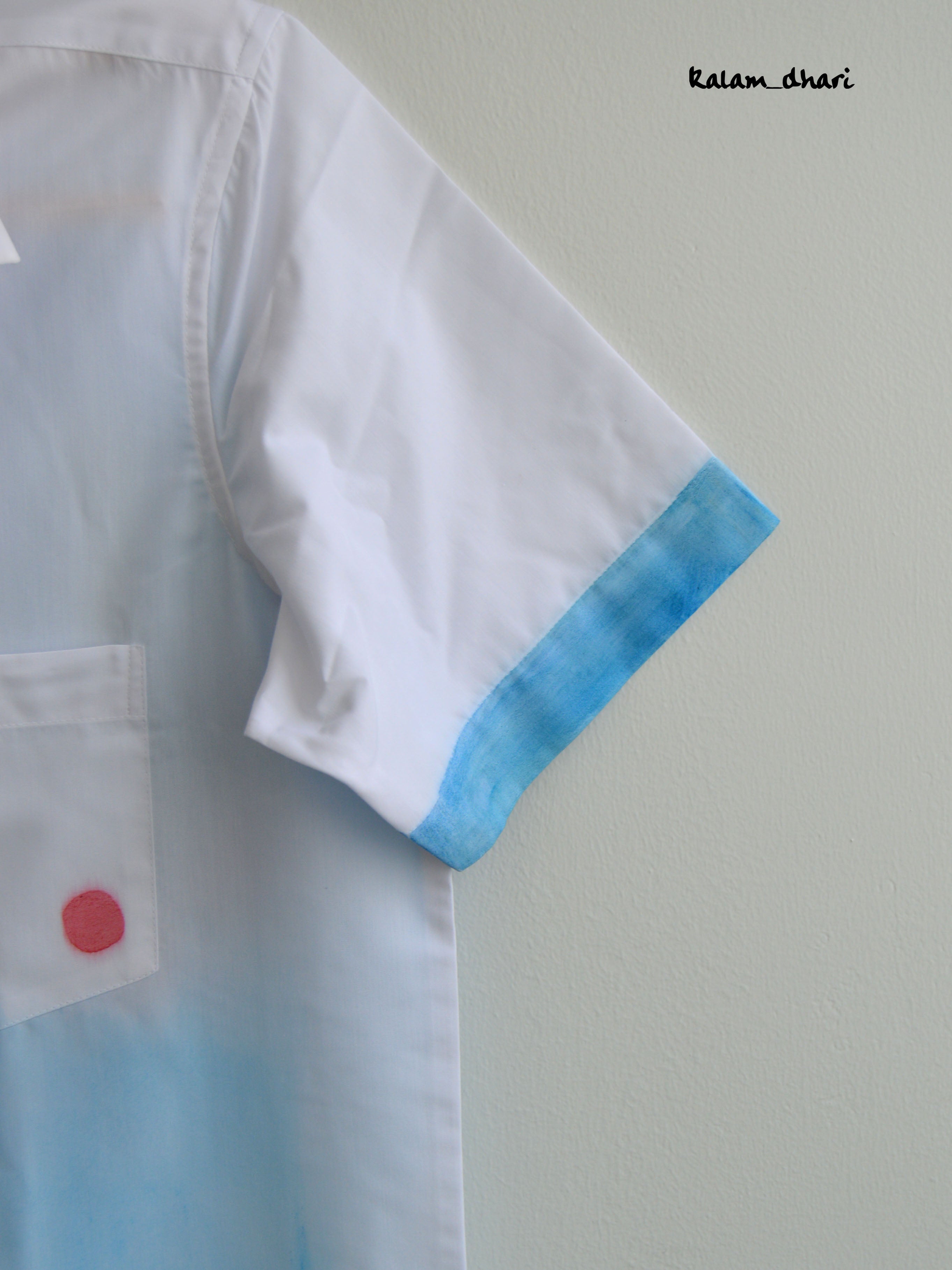 Gaitonde Inspired Painted Half Shirt