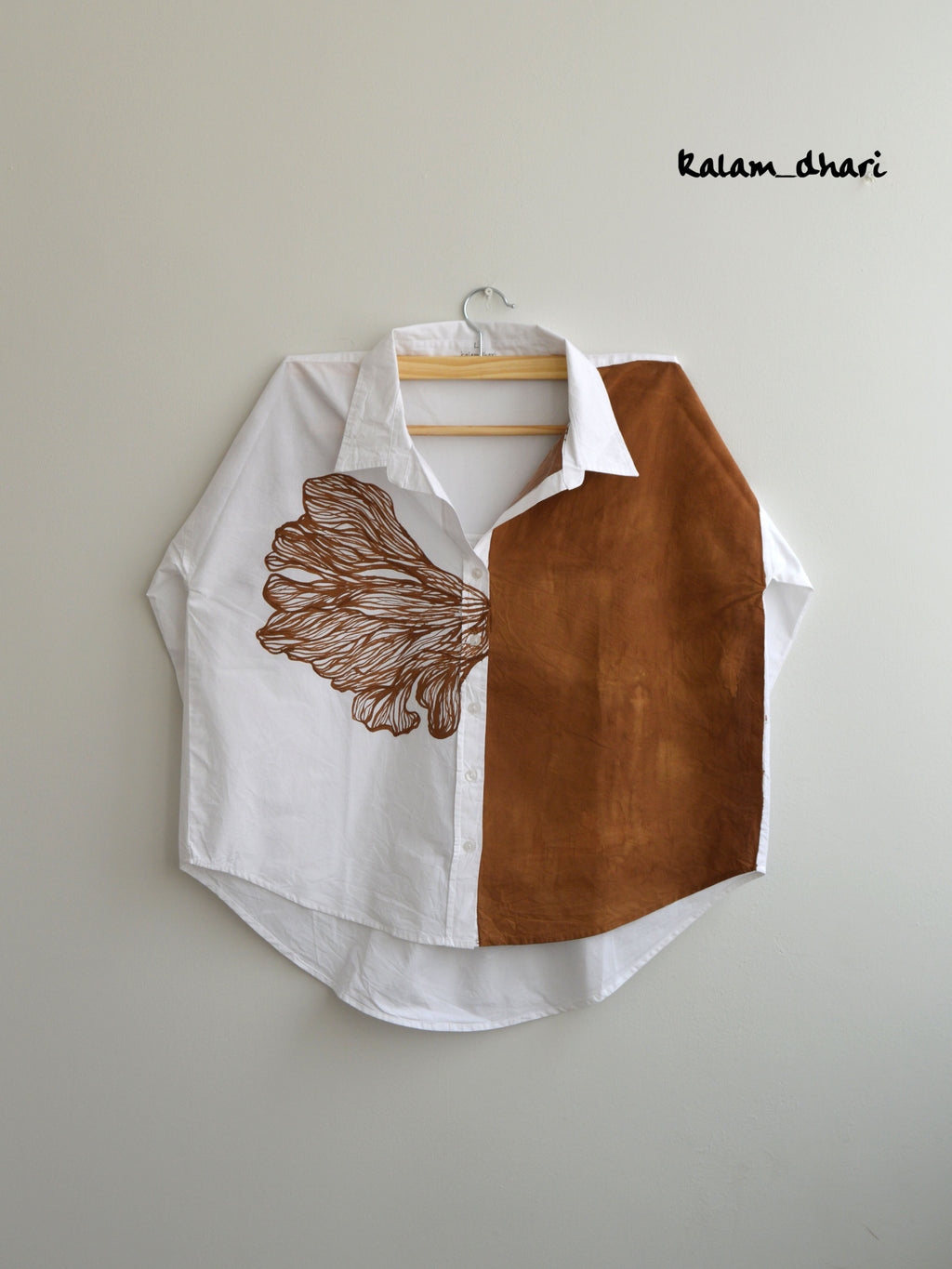 Autumn Painted Oversized Shirt