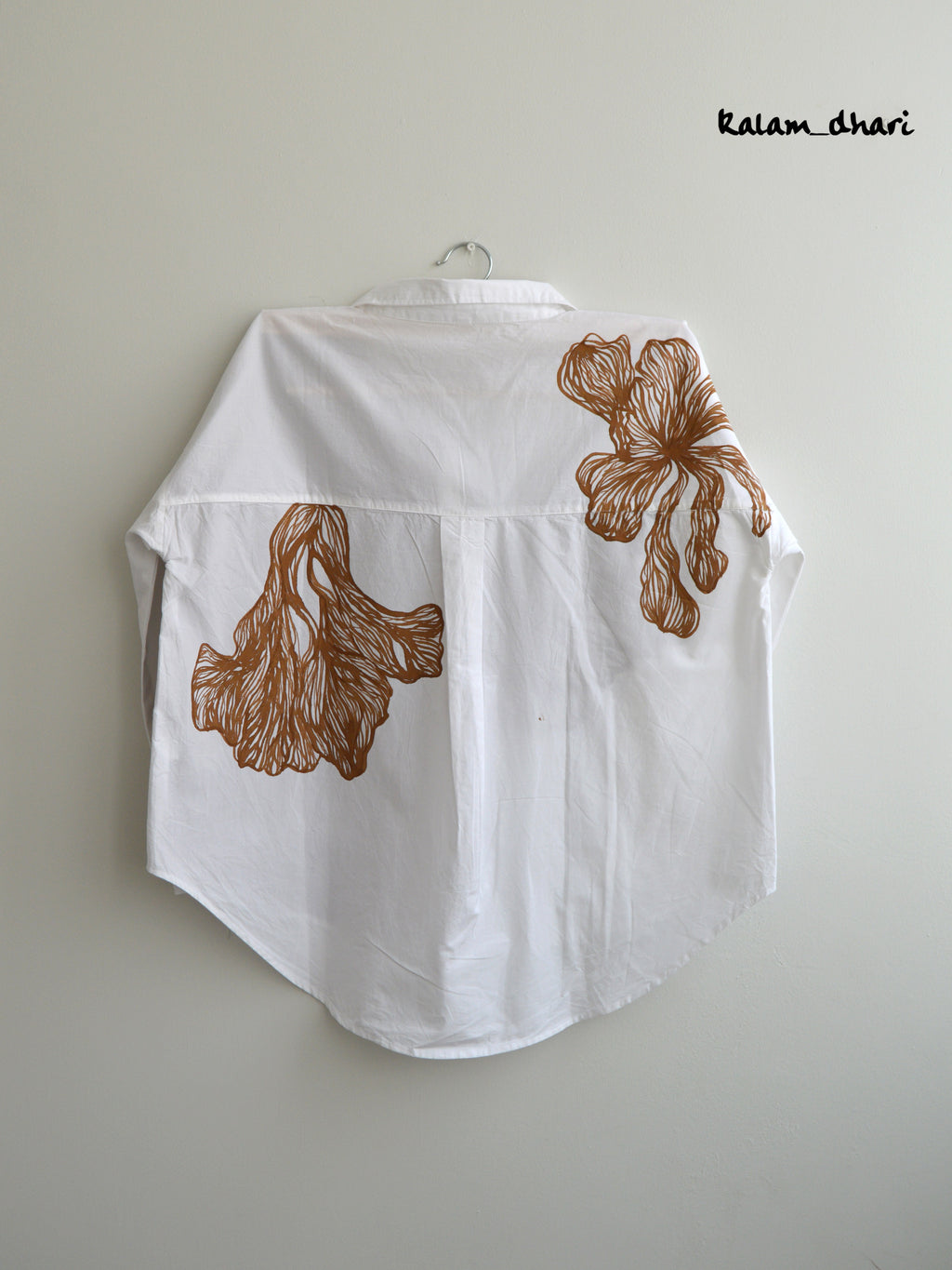 Autumn Painted Oversized Shirt