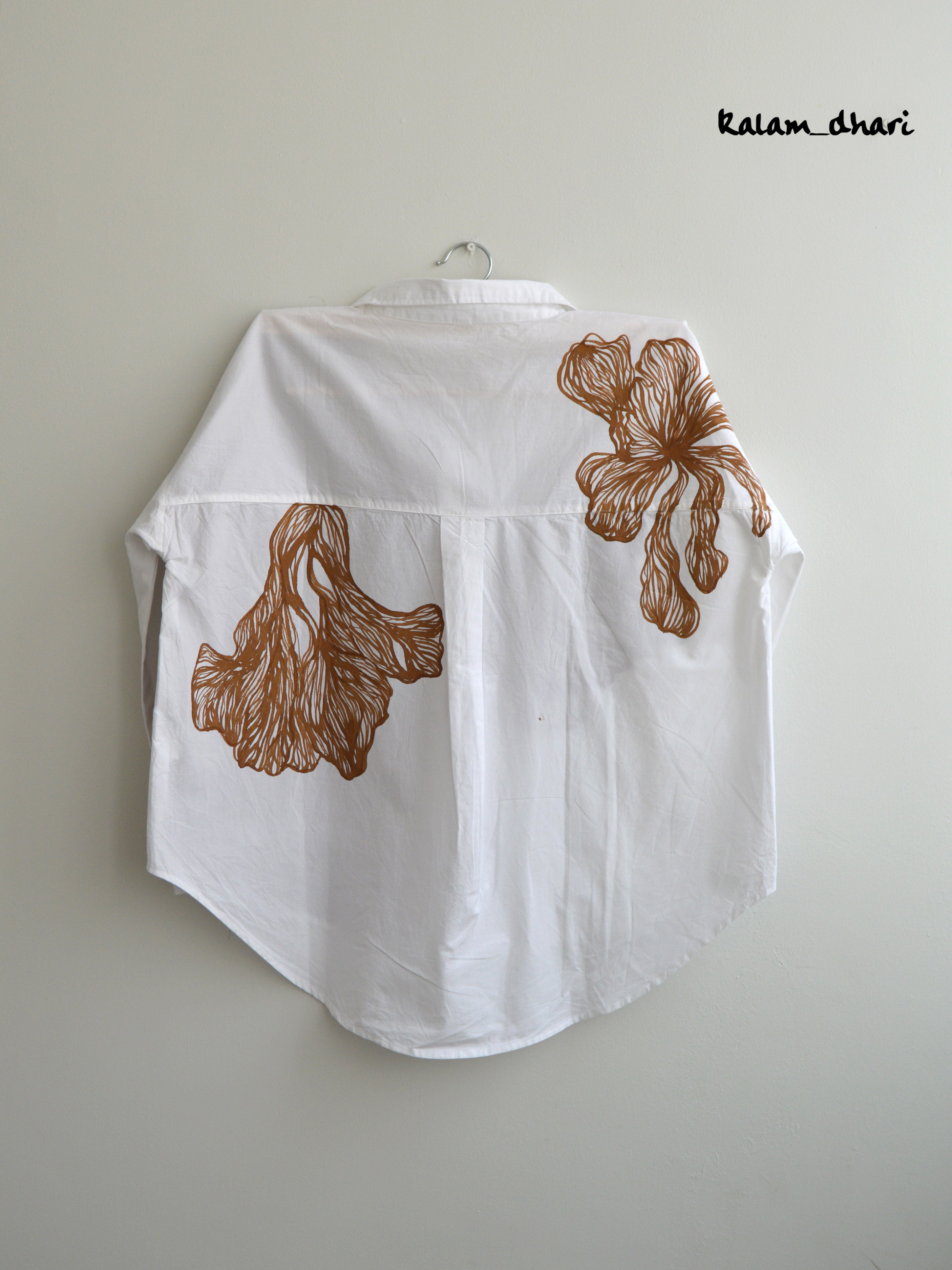 Autumn Painted Oversized Shirt