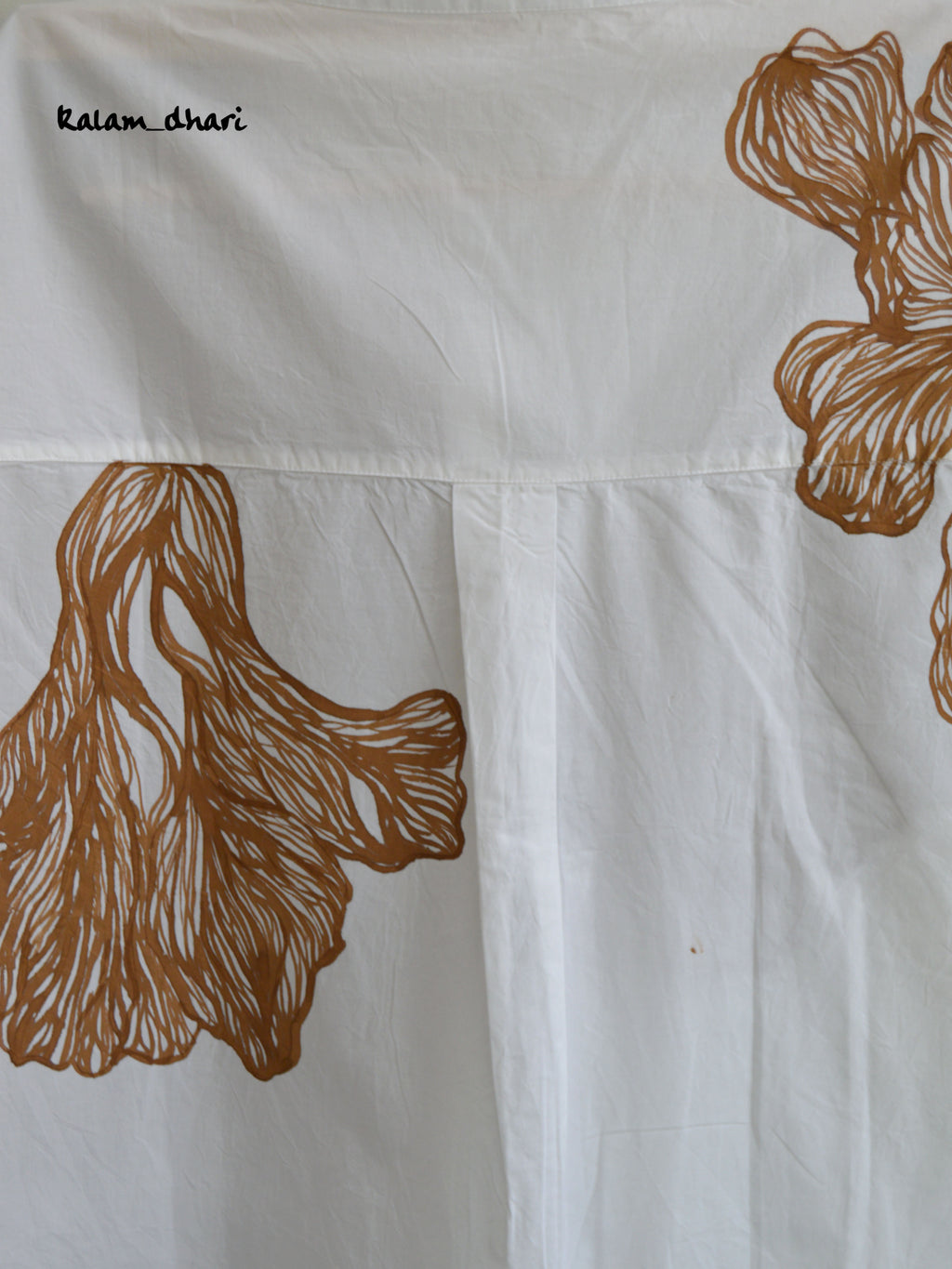 Autumn Painted Oversized Shirt