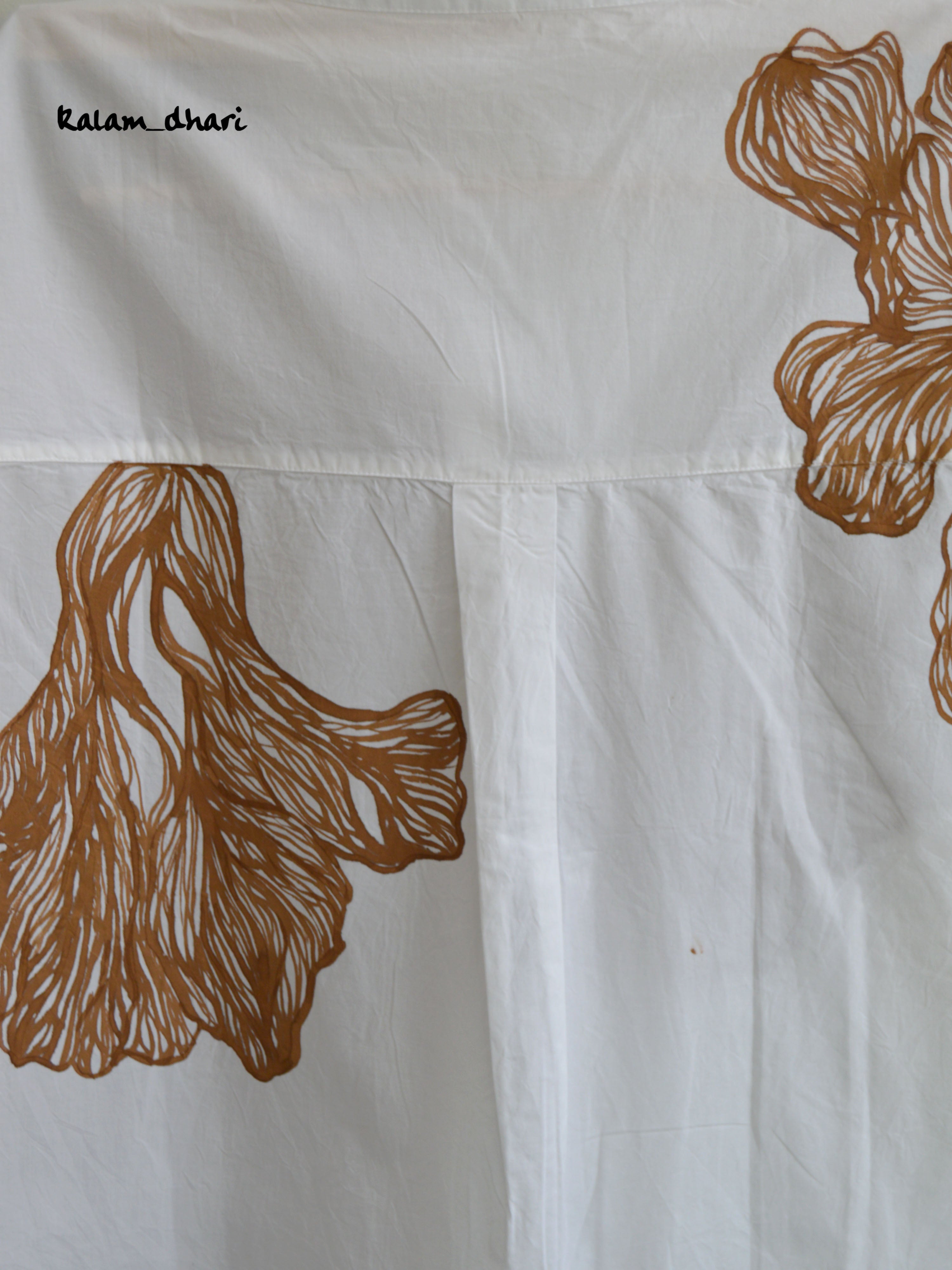 Autumn Painted Oversized Shirt