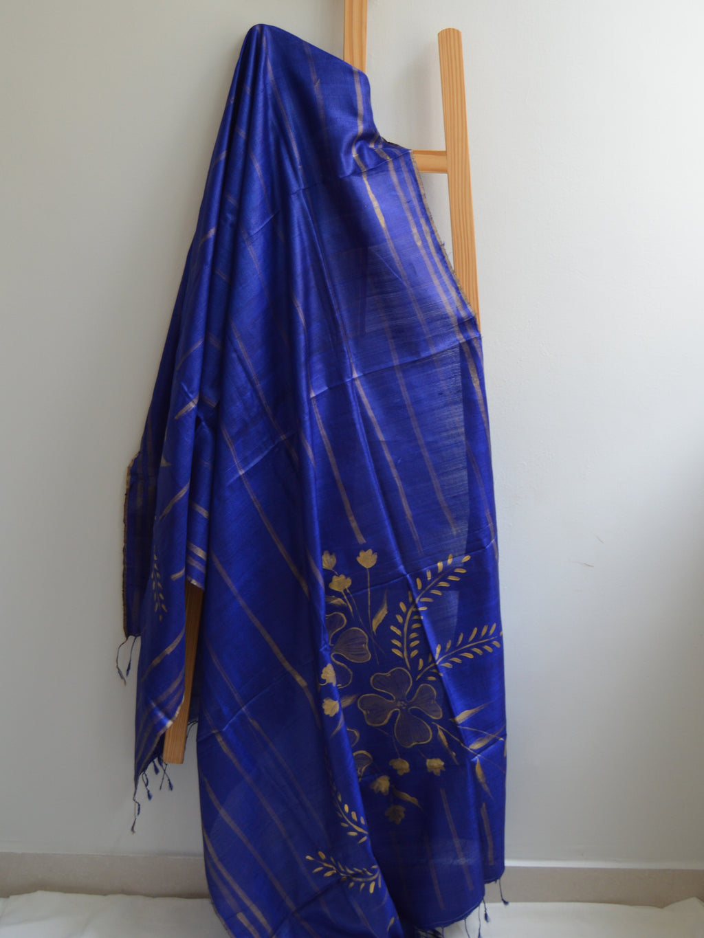 Neelam Painted Tussar Dupatta