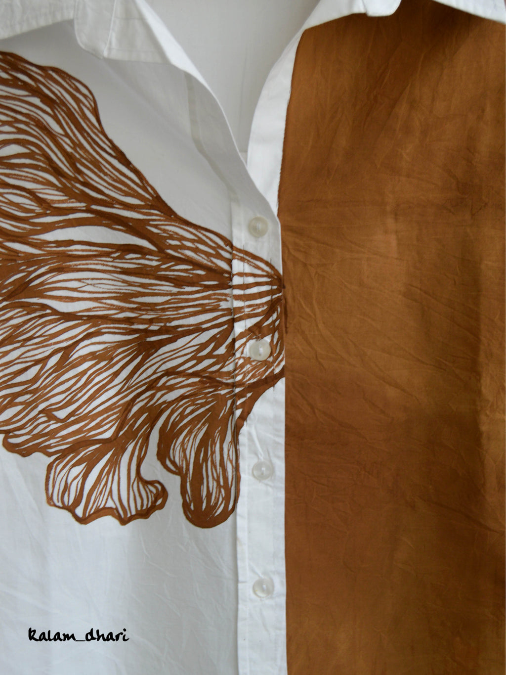 Autumn Painted Oversized Shirt