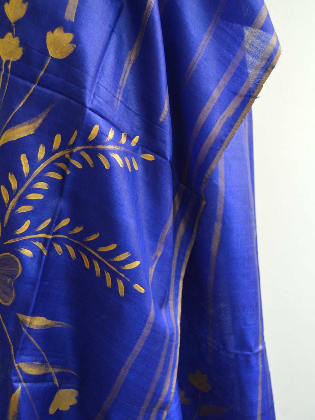 Neelam Painted Tussar Dupatta