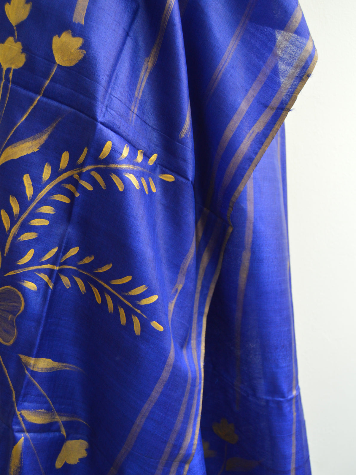 Neelam Painted Tussar Dupatta