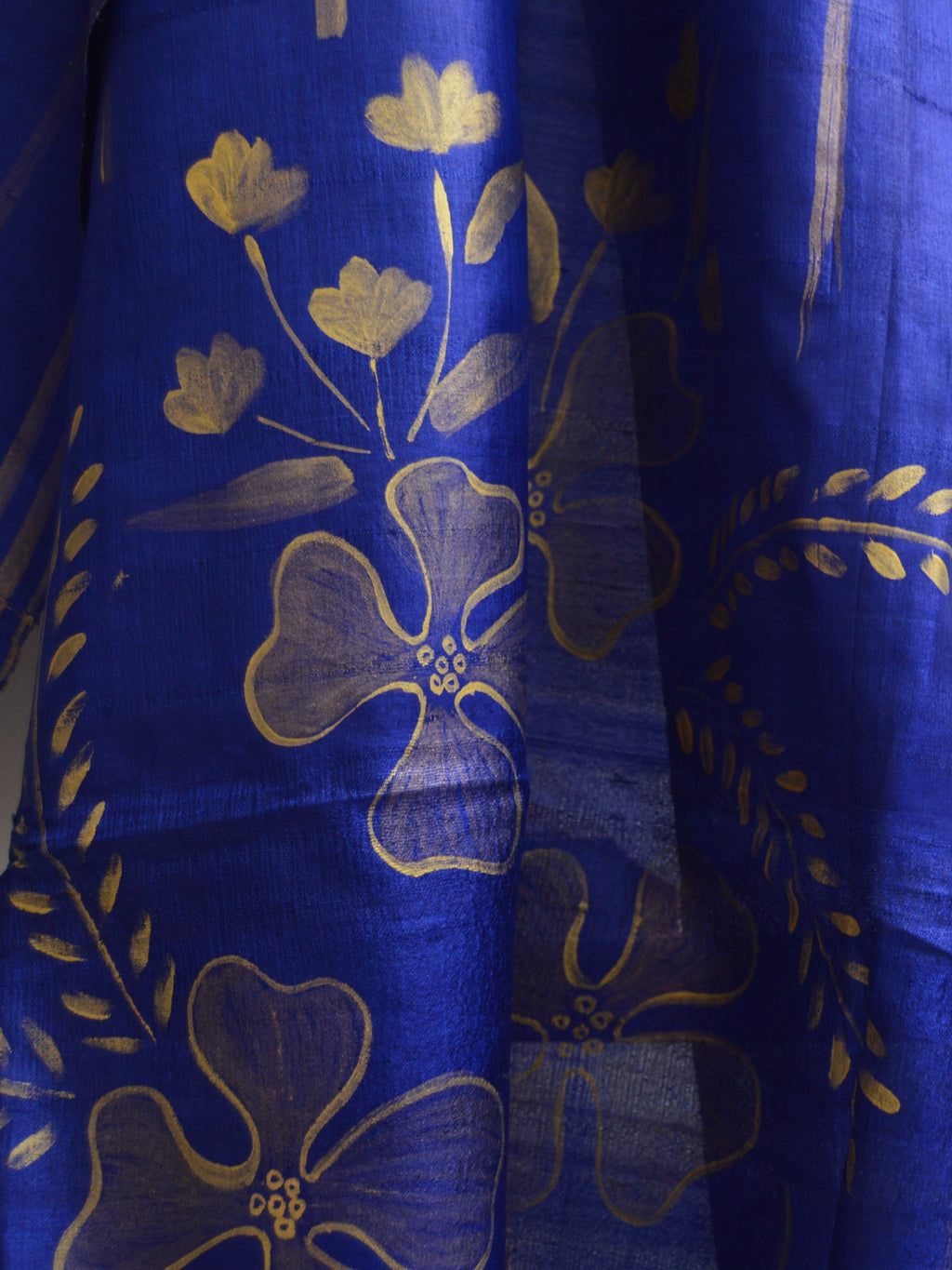 Neelam Painted Tussar Dupatta