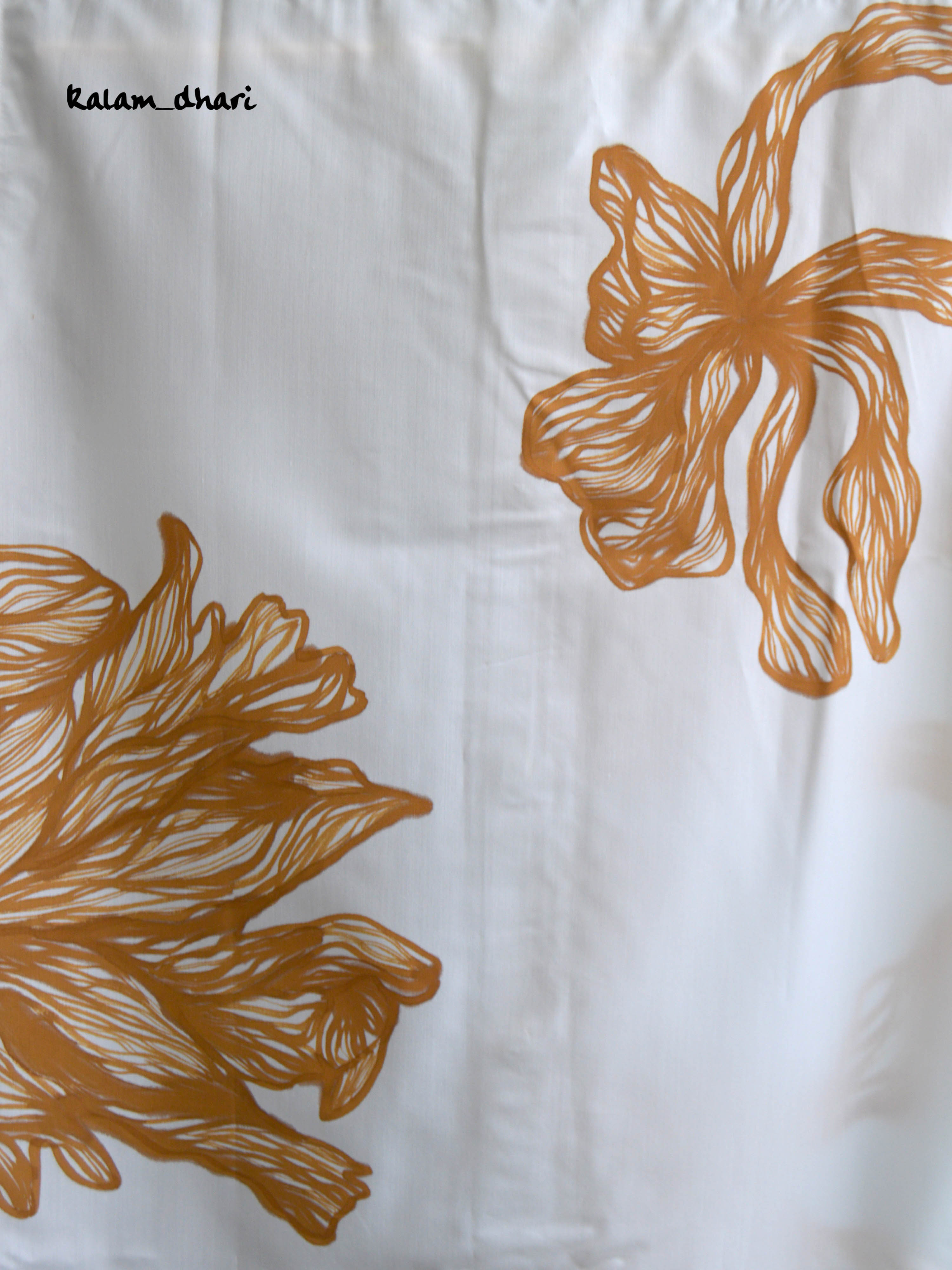 Autumn Painted Half Shirt