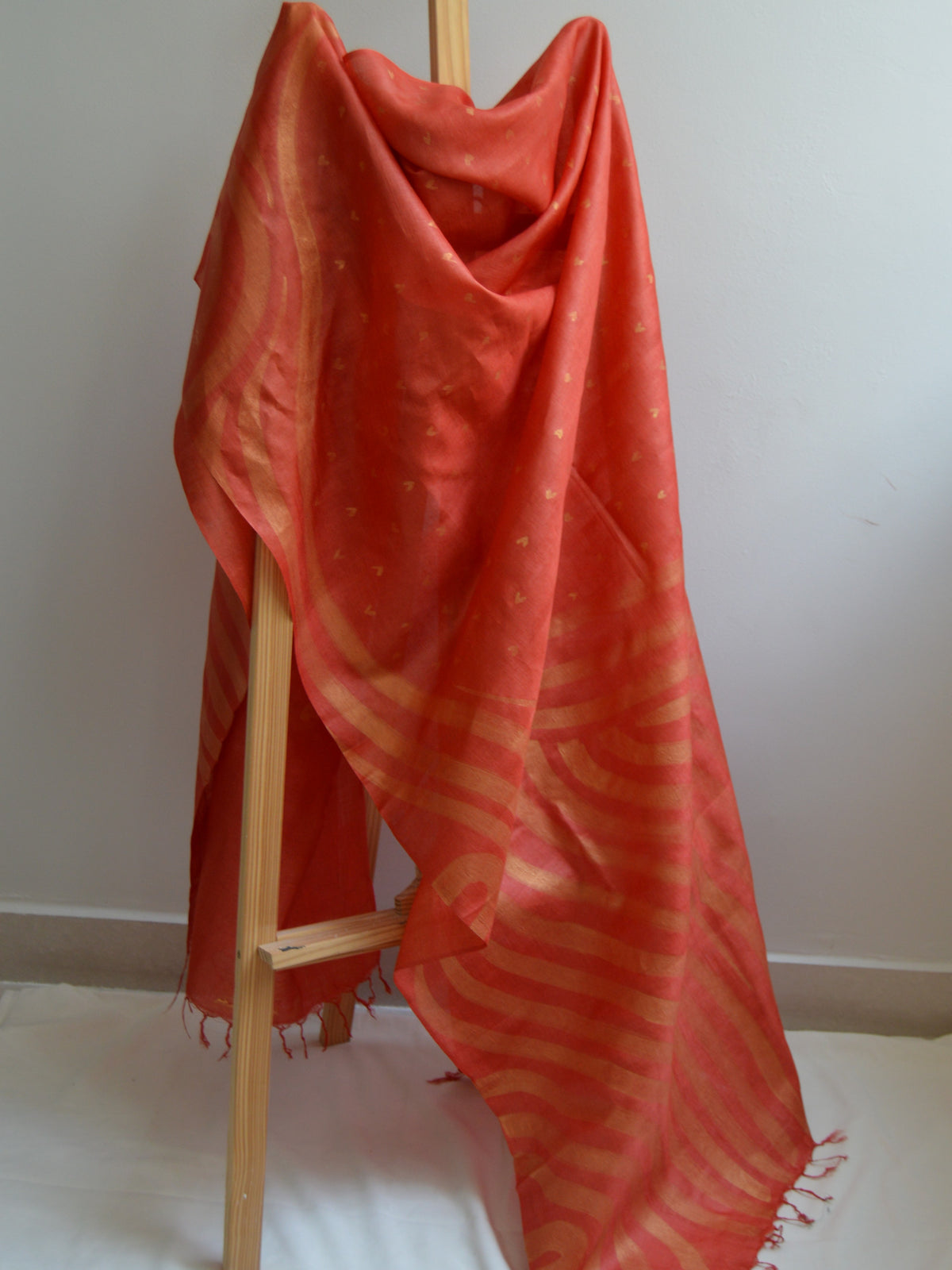 Manak Painted Tussar Dupatta