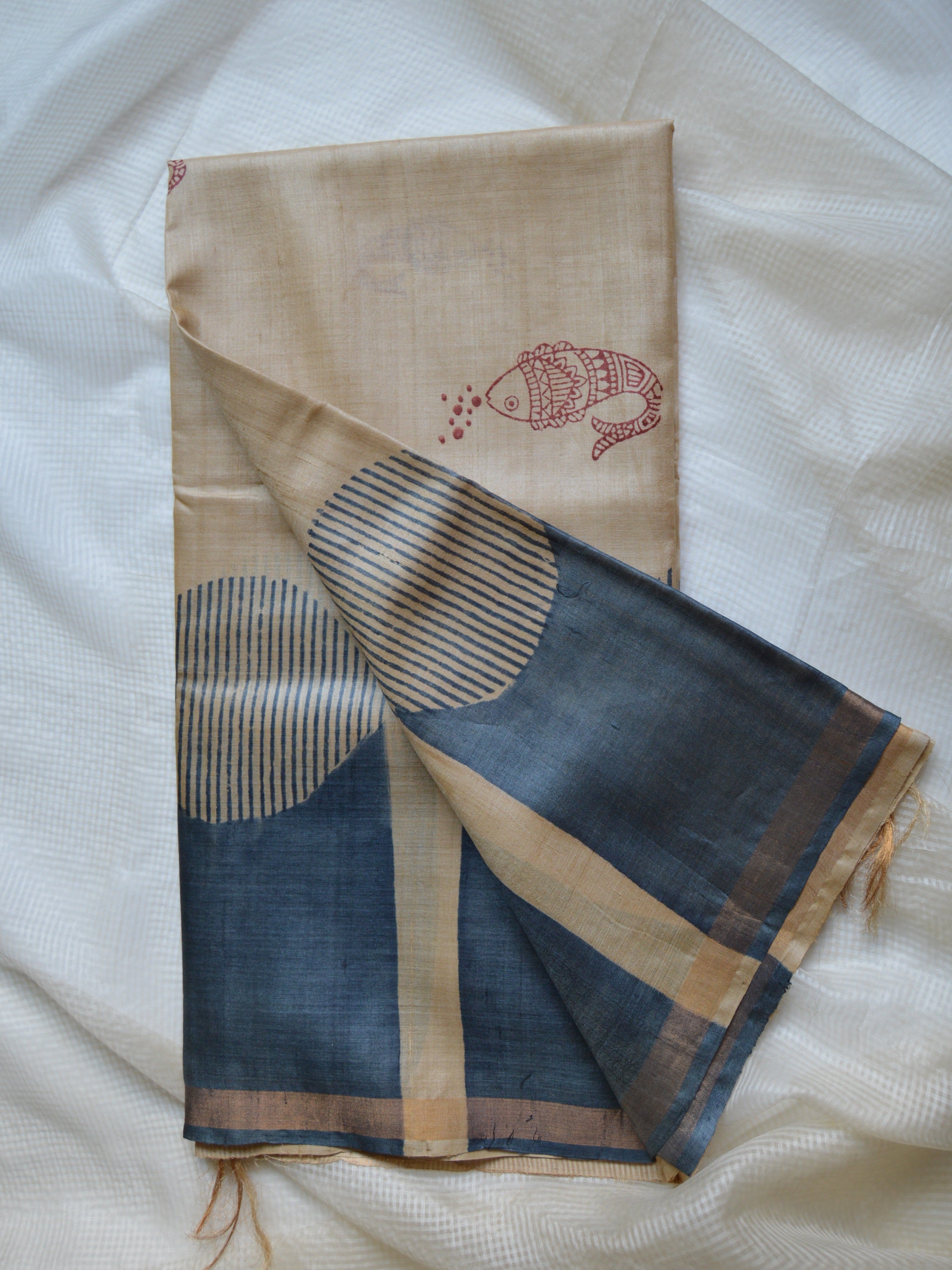 Machhli Kosa Saree