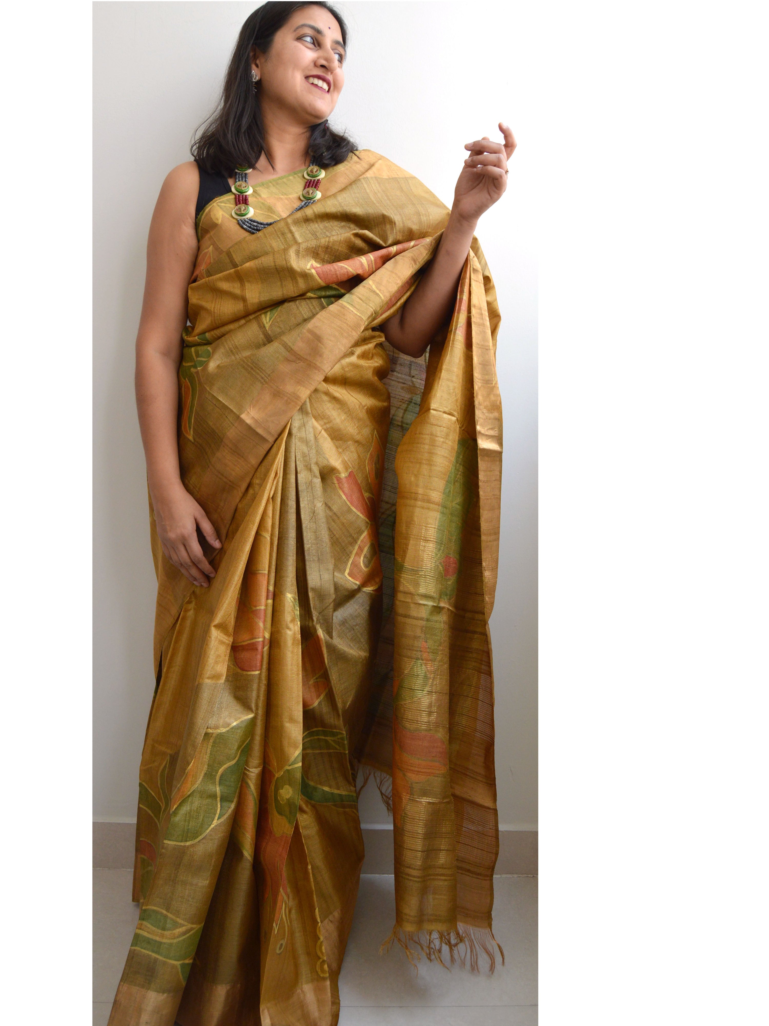 Uzma Painted Kosa Saree