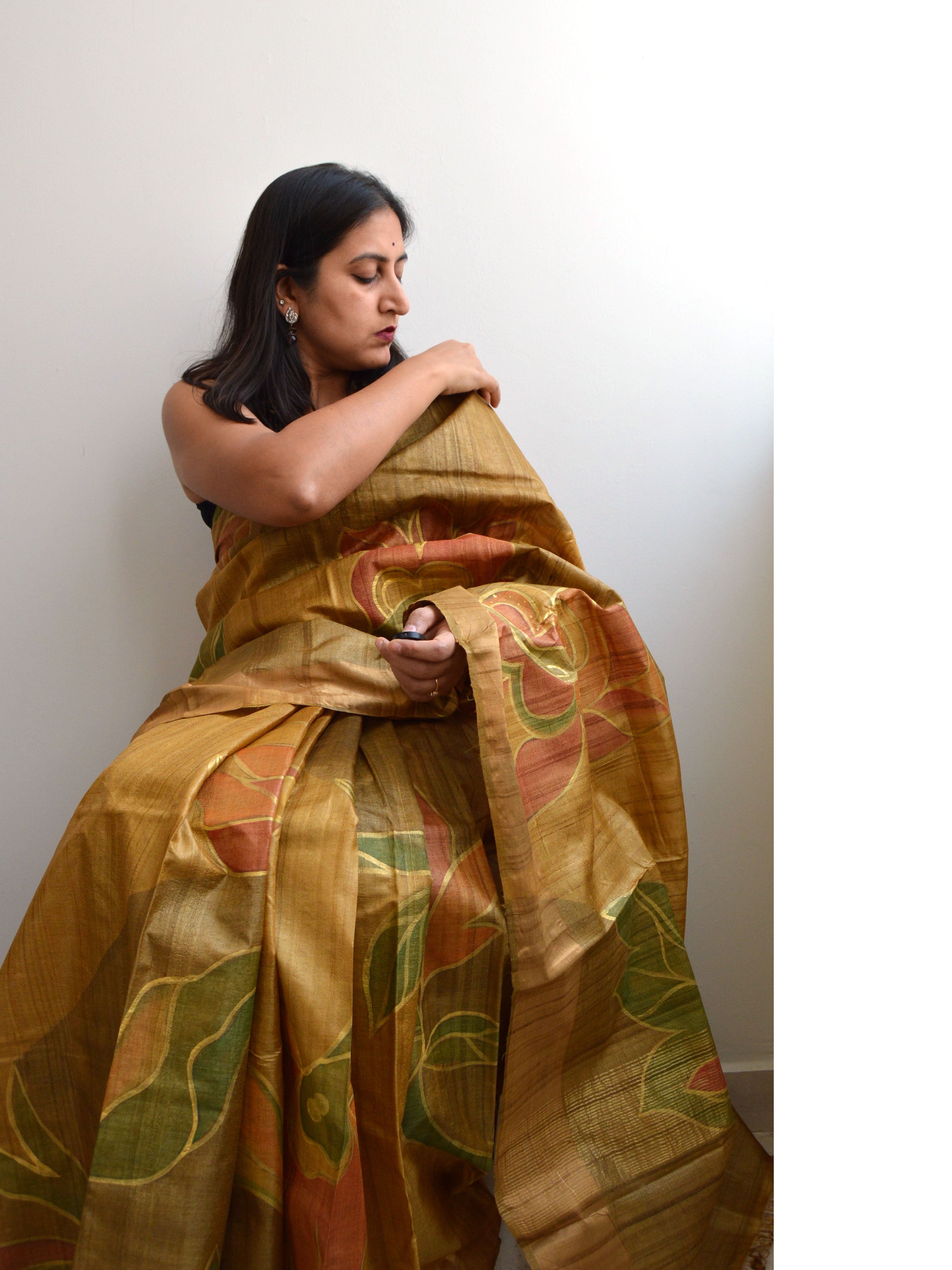 Uzma Painted Kosa Saree