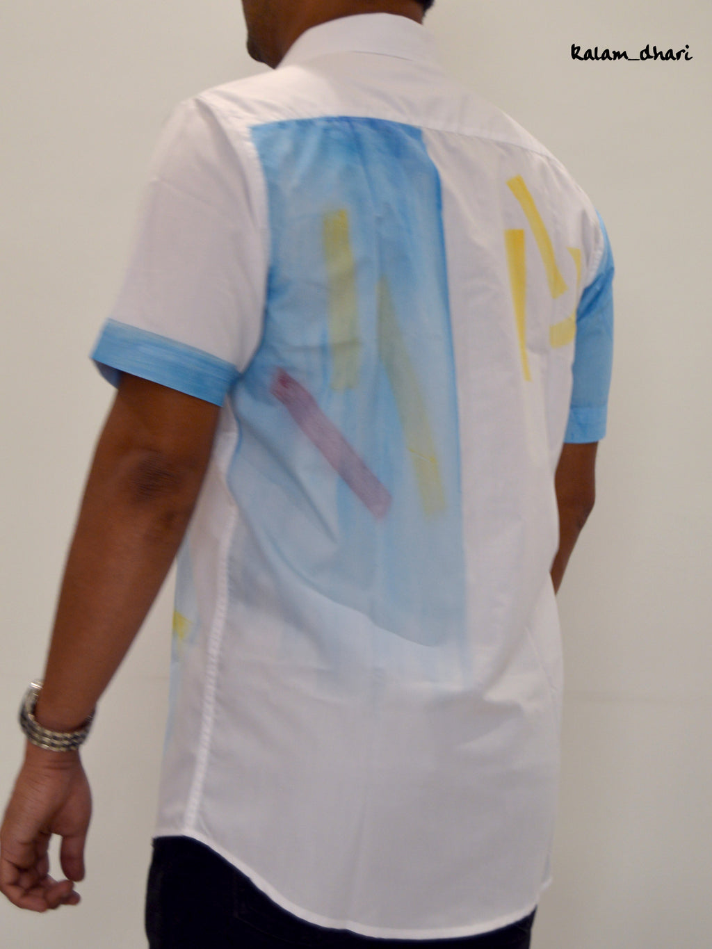 Gaitonde Inspired Painted Half Shirt