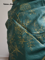 Panna Painted Kosa Silk Saree