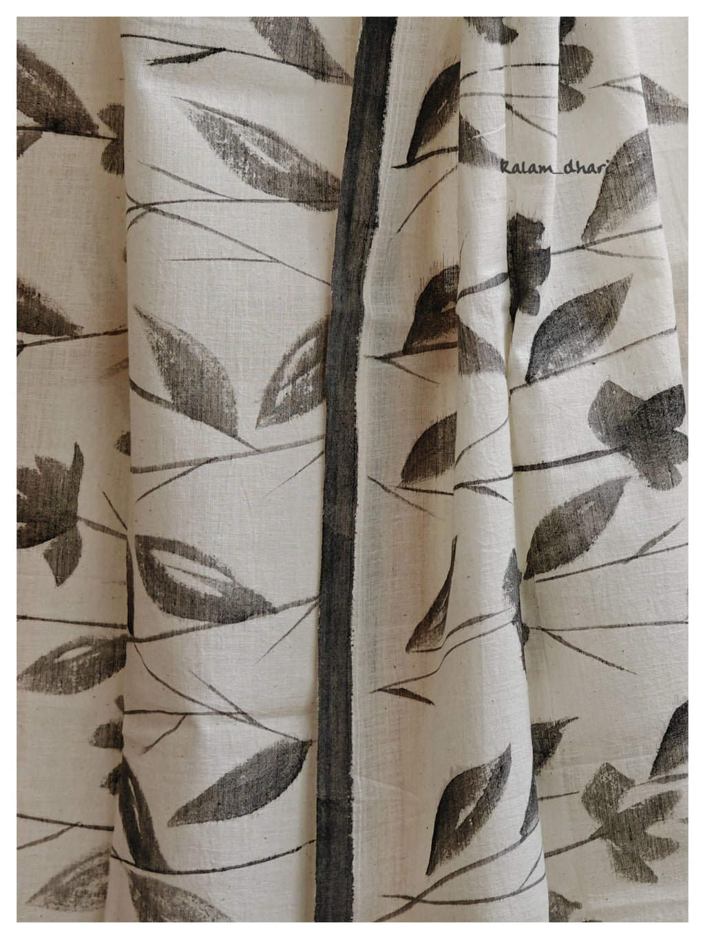 Phool Muslin Cotton Painted Stole