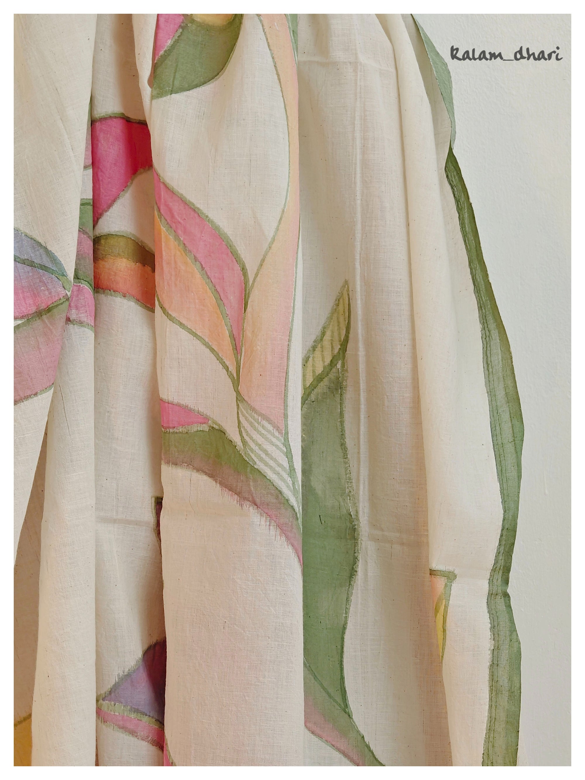 Rangoli Muslin Cotton Painted Dupatta