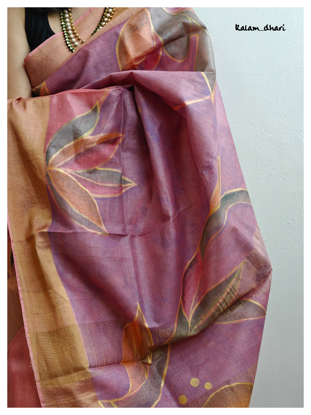 Apsara Painted Kosa Silk Saree