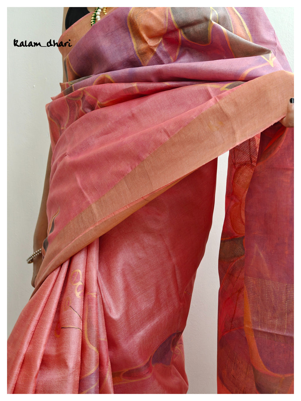 Apsara Painted Kosa Silk Saree