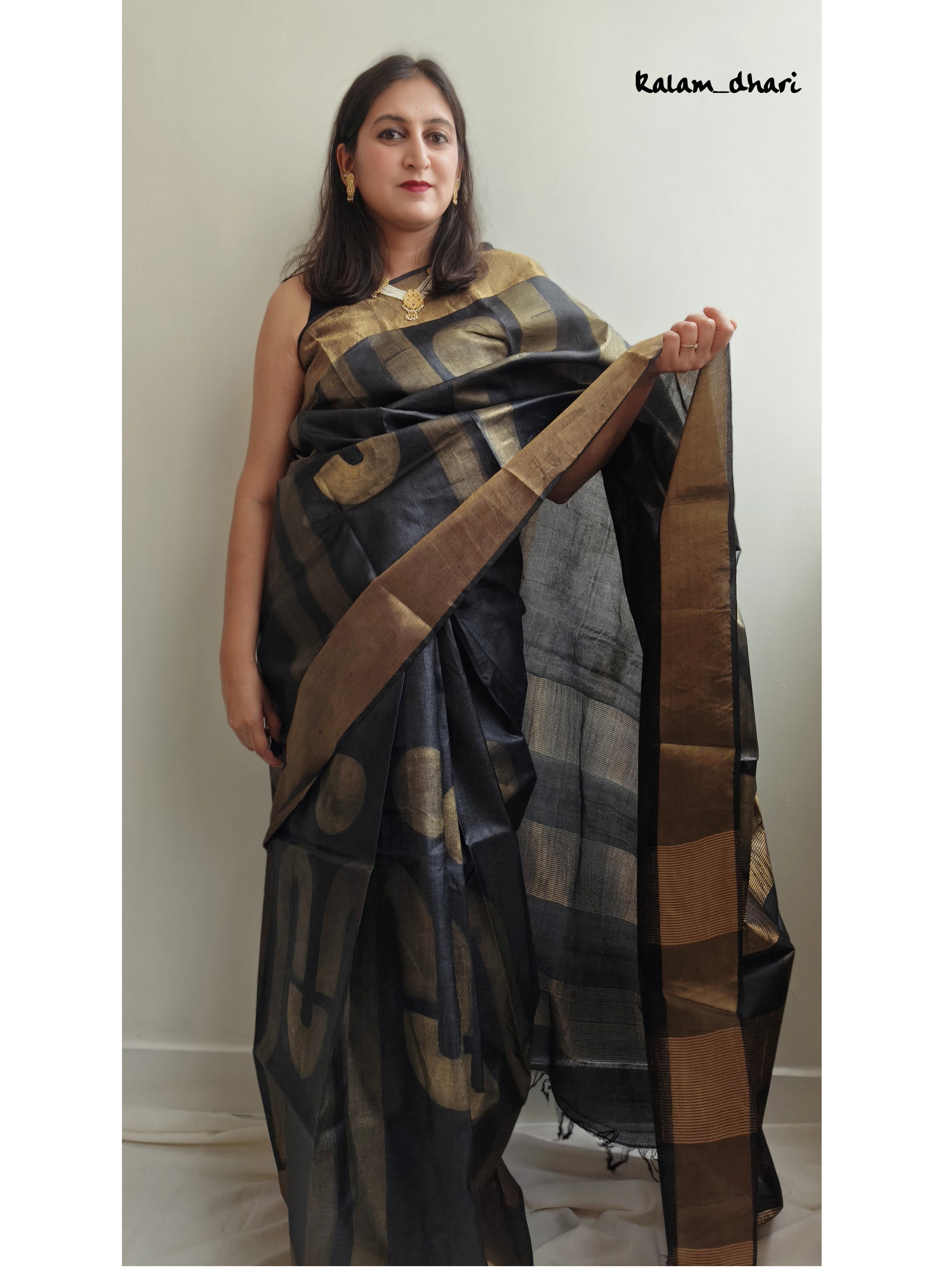 Sona Painted Kosa Silk Saree