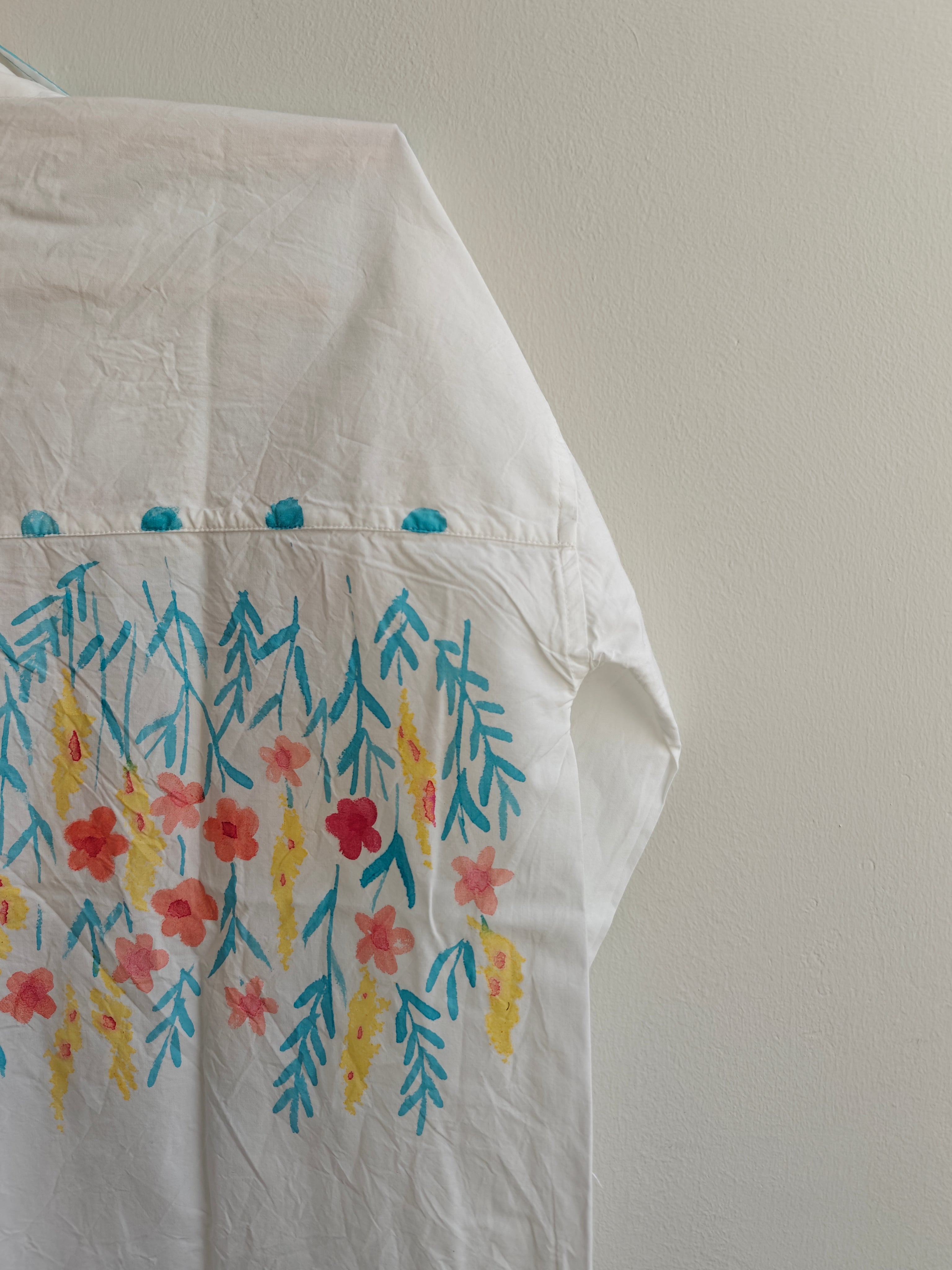 Wildflowers Painted Oversized Shirt