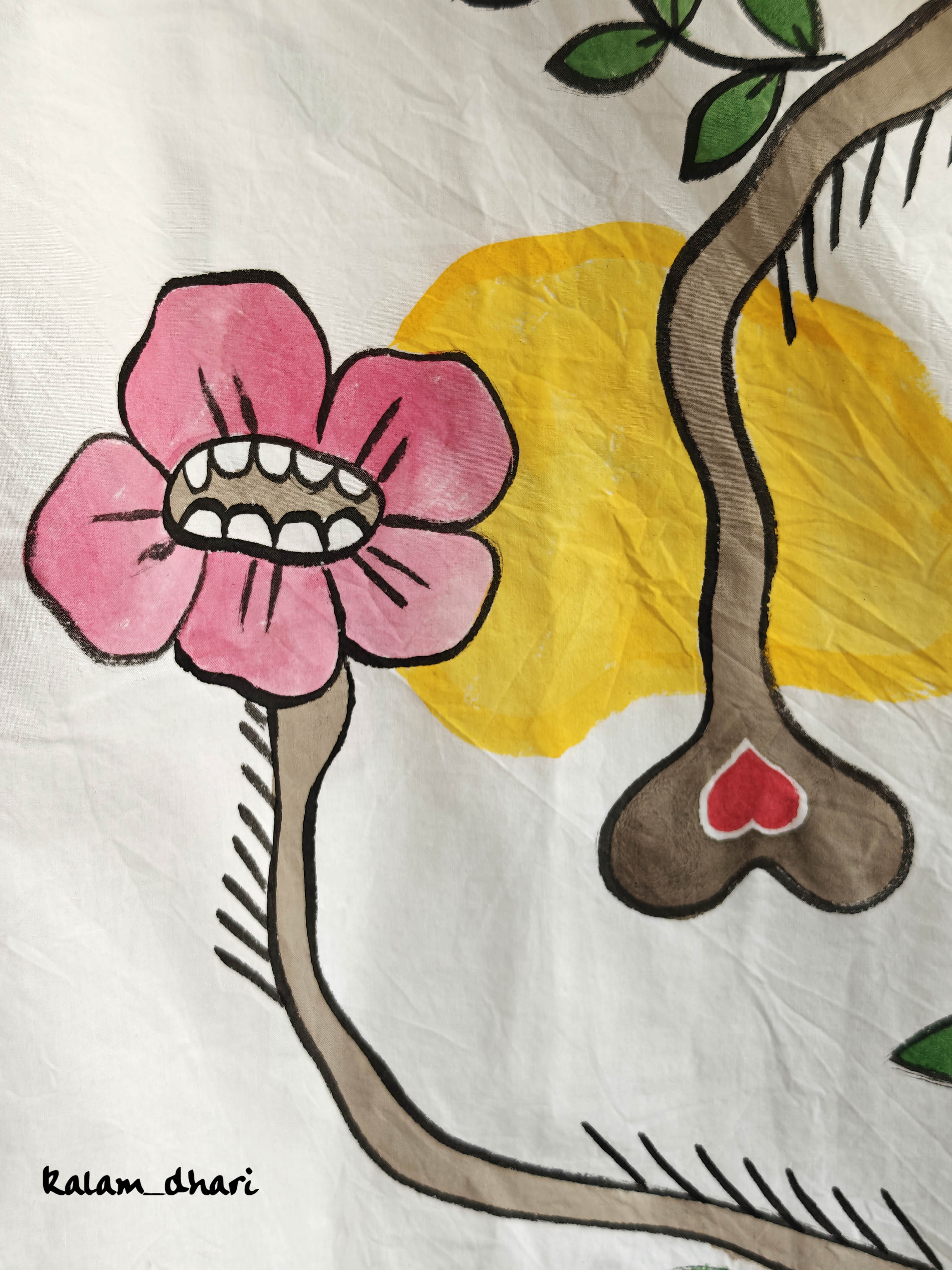 Faces Painted Oversized Shirt