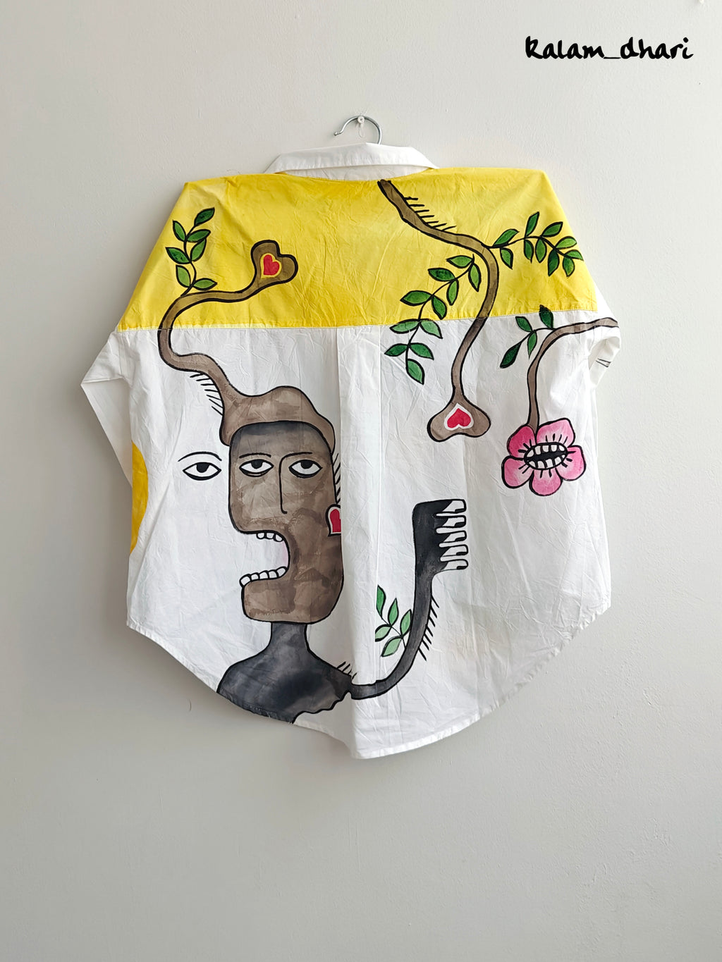 Faces Painted Oversized Shirt