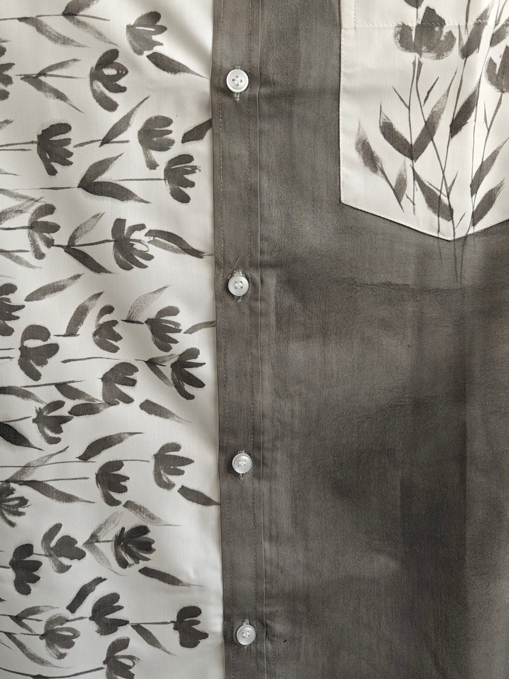 Black Phool Half Shirt