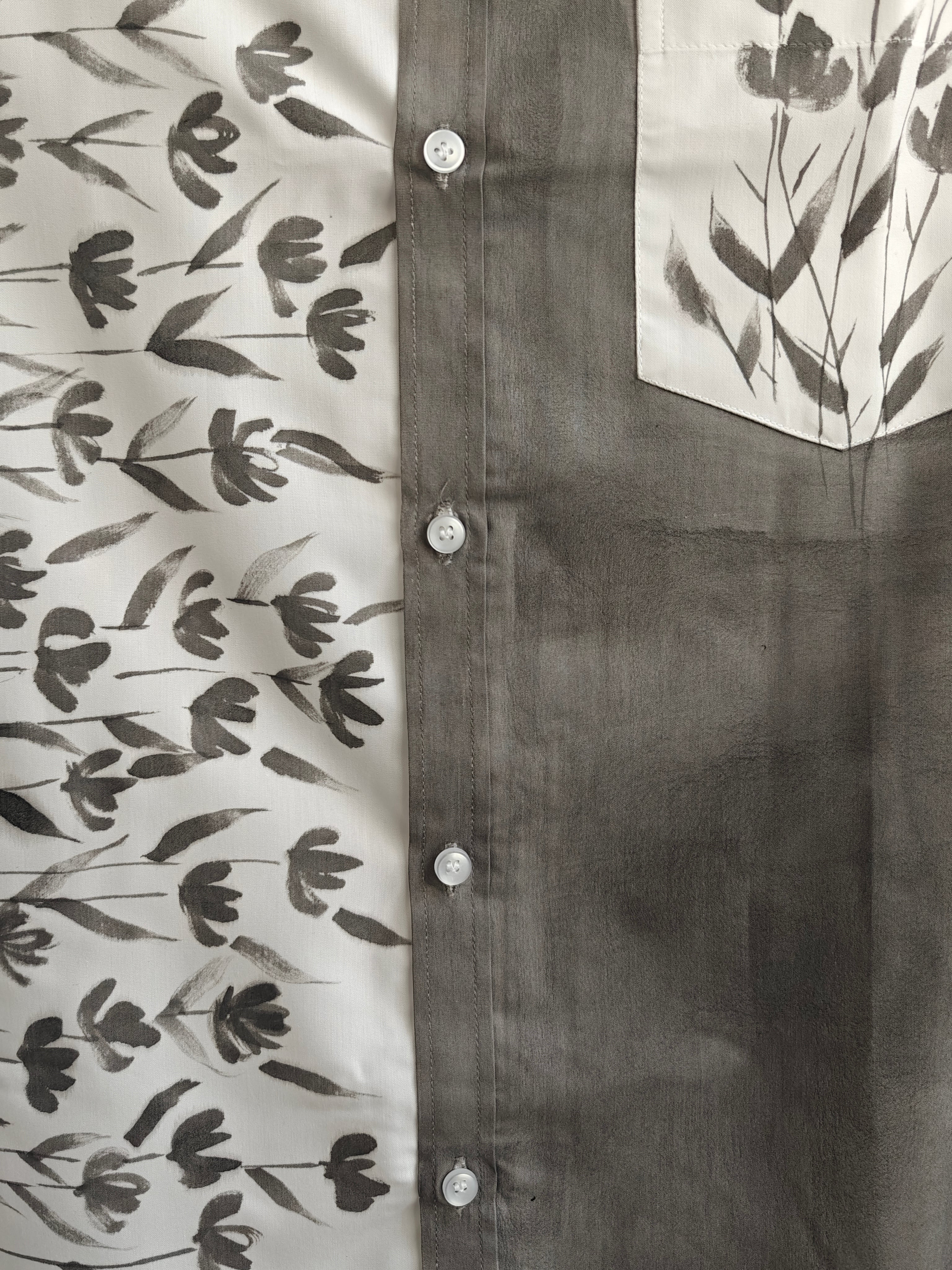 Black Phool Half Shirt