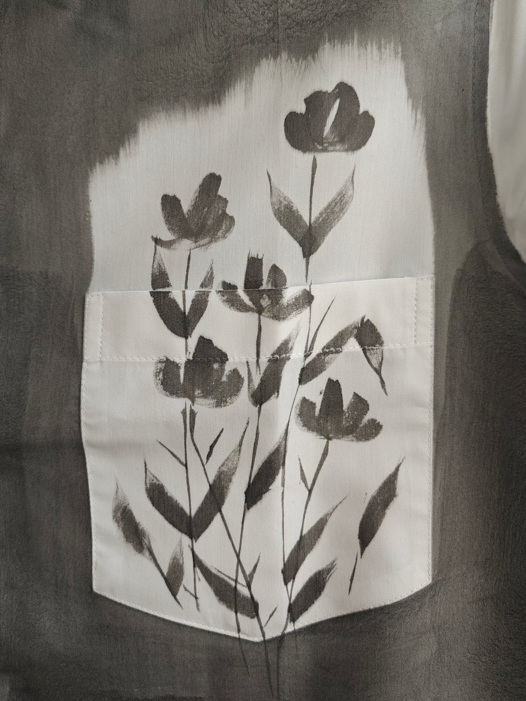 Black Phool Half Shirt
