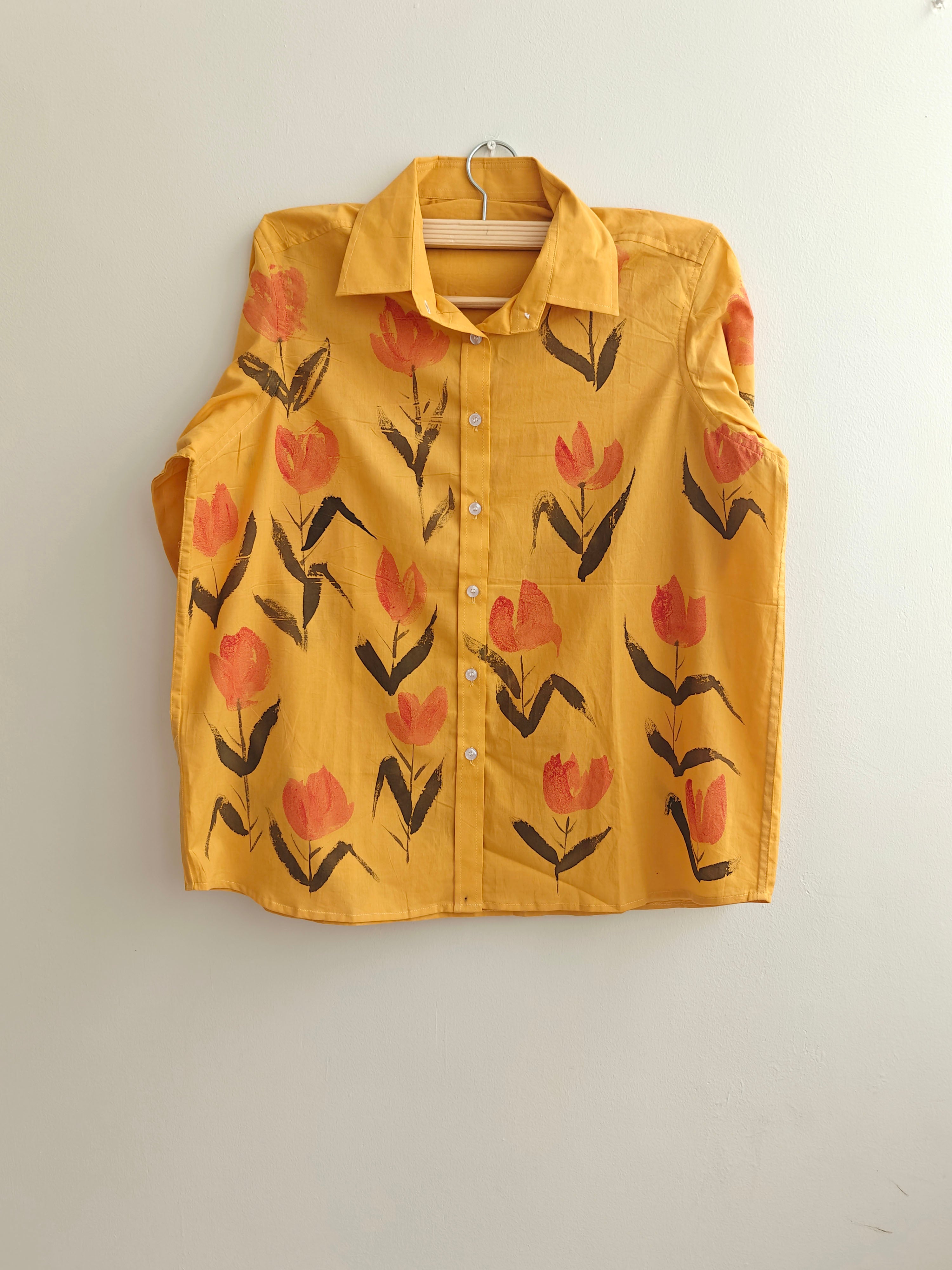 Tulips Painted Mul Shirt