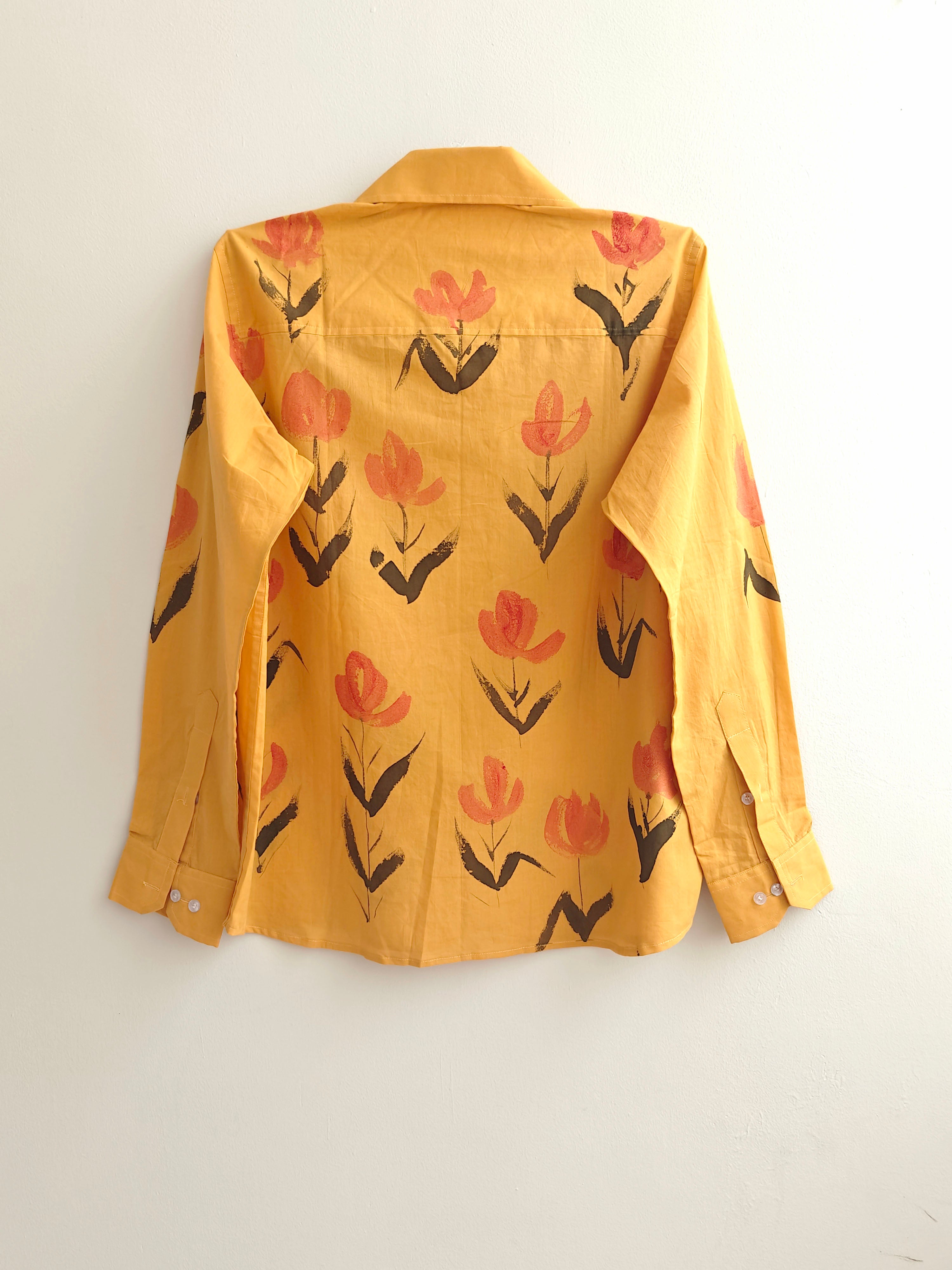 Tulips Painted Mul Shirt