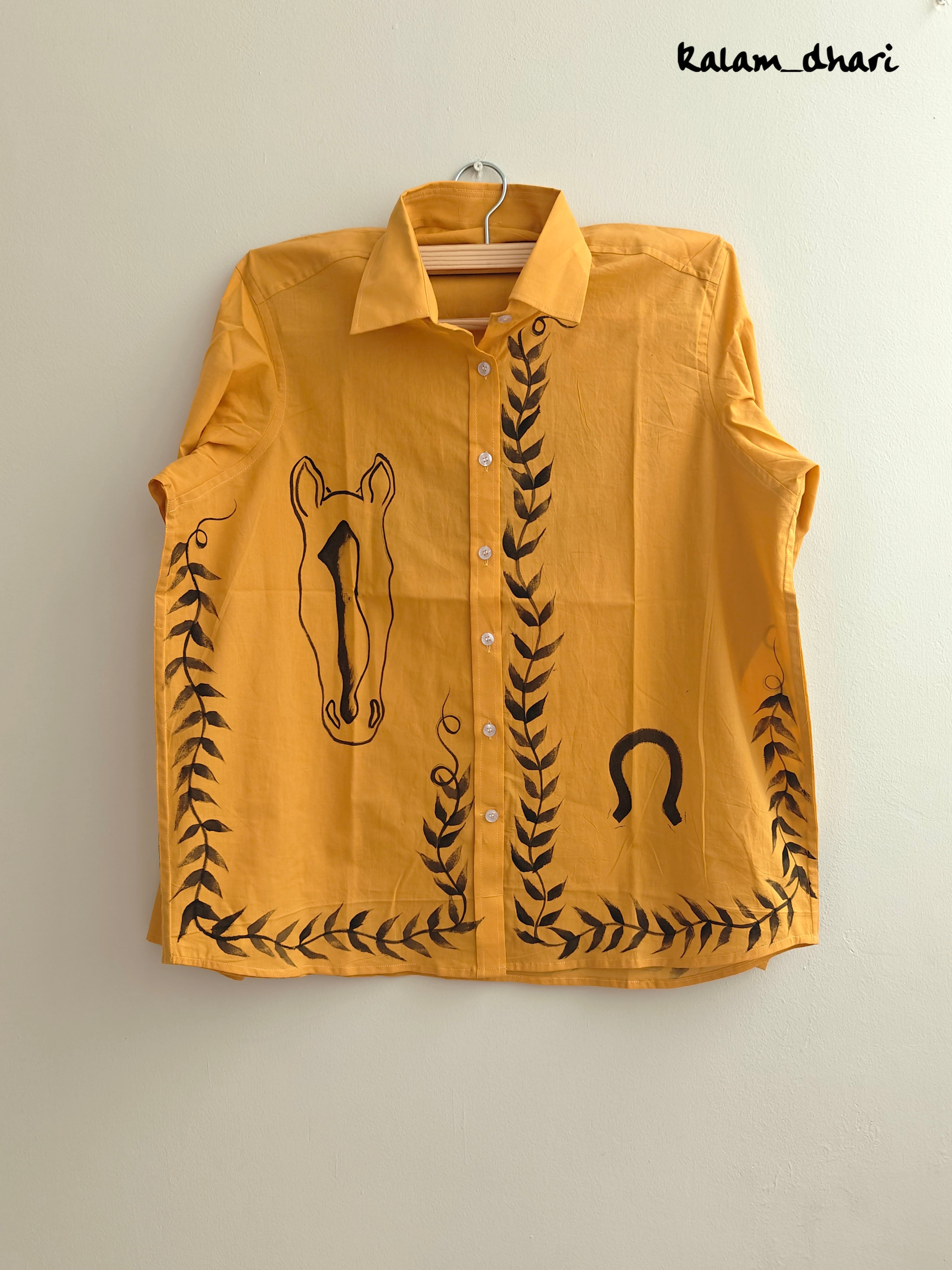 Fire Horse Painted Mul Shirt