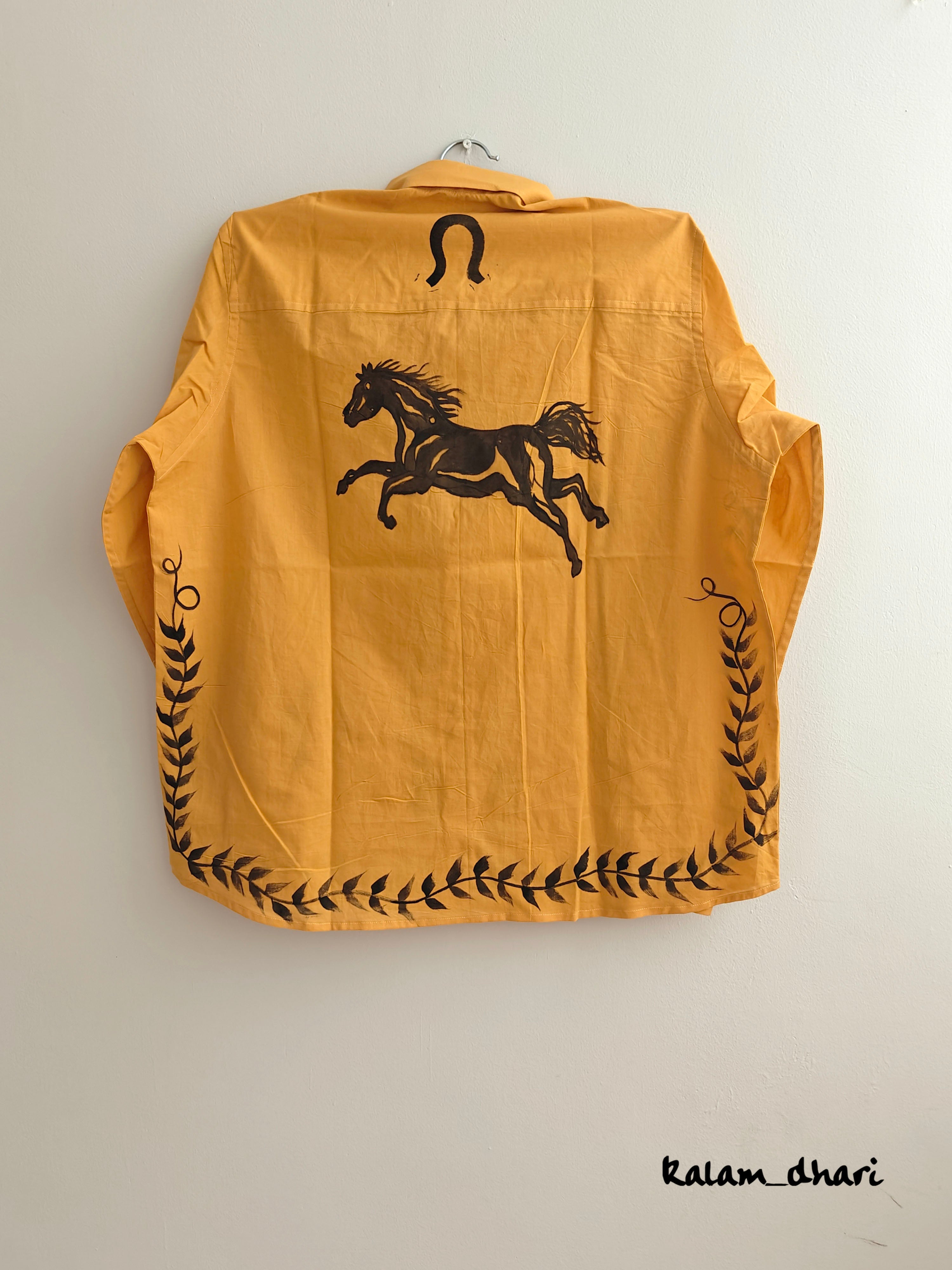 Fire Horse Painted Mul Shirt