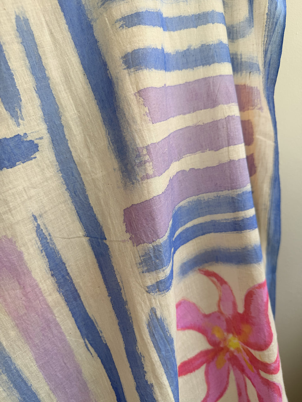 Painted Cotton Stole