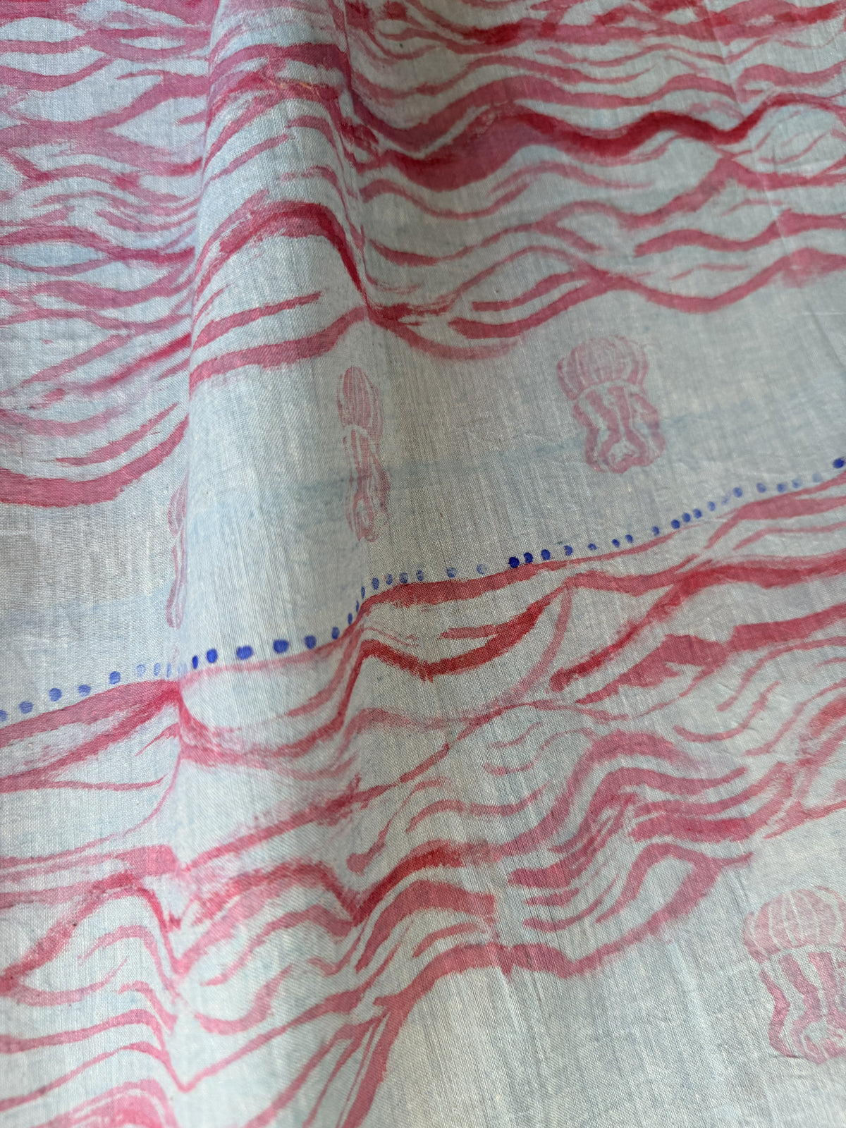 Jelly Painted Cotton Stole