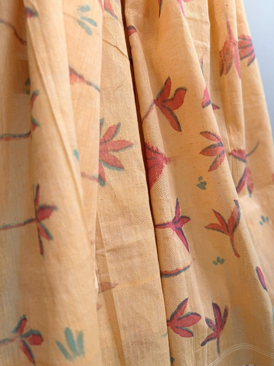 Pankhuri Painted Cotton Stole