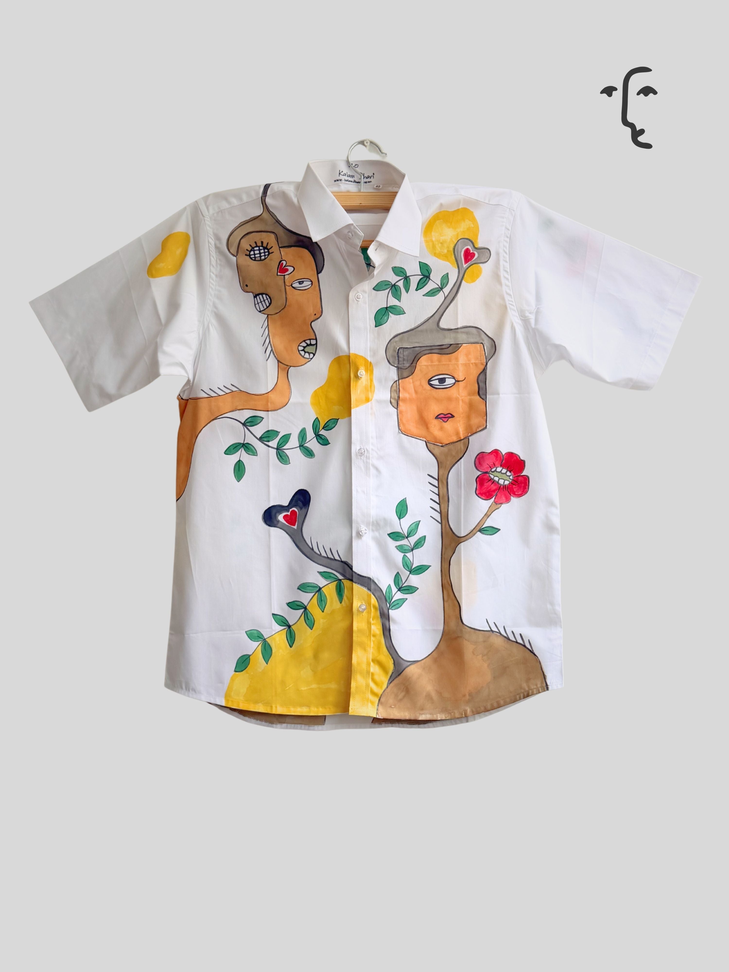 Self Love Painted Half Shirt