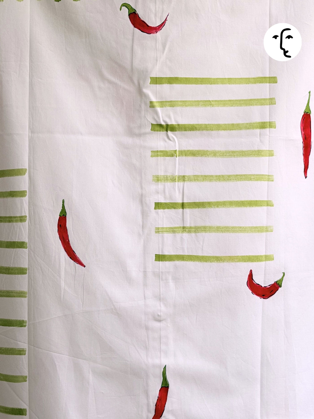 Mirchi Painted Half Shirt
