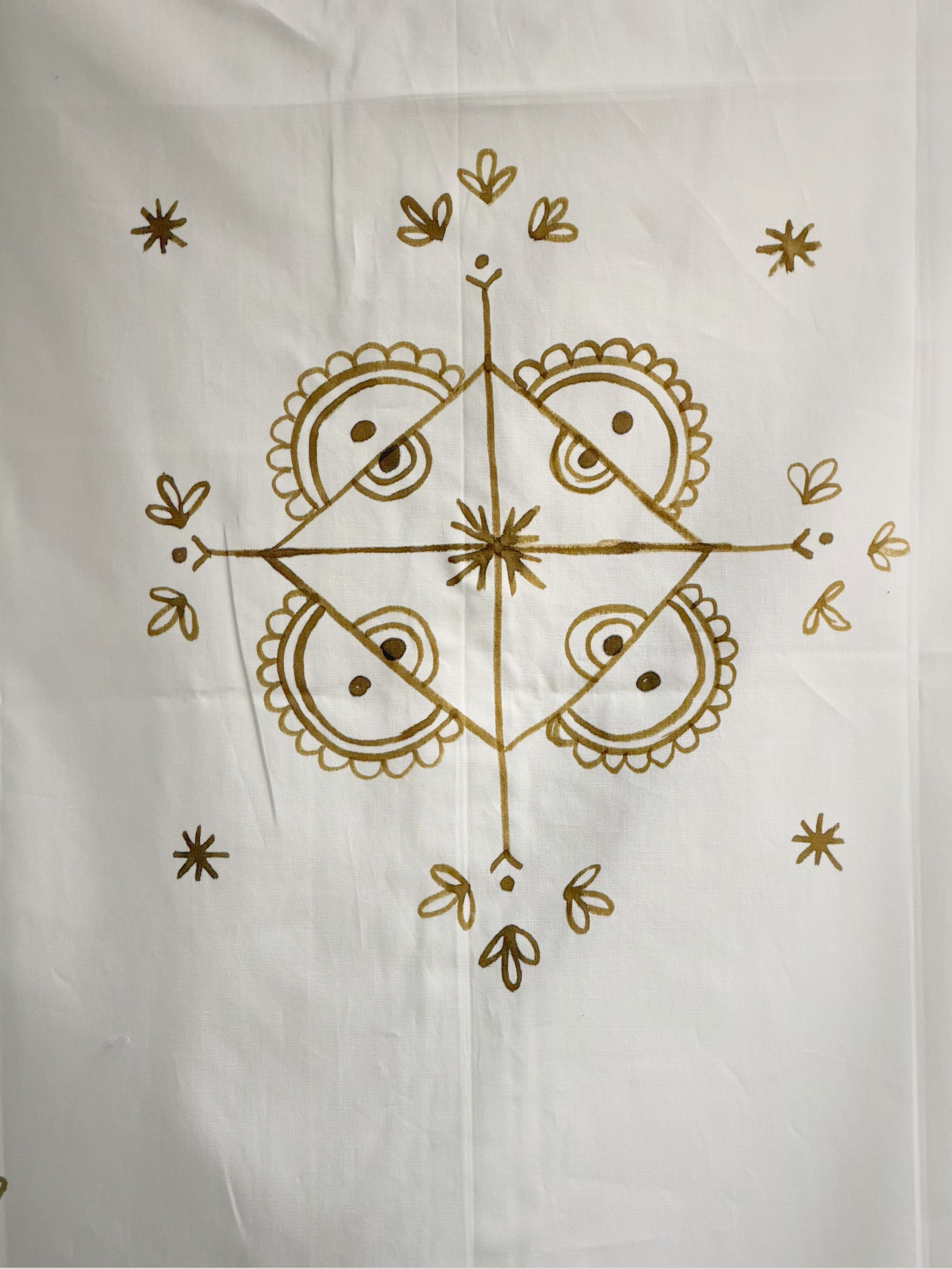 Dhokra Painted Half Shirt