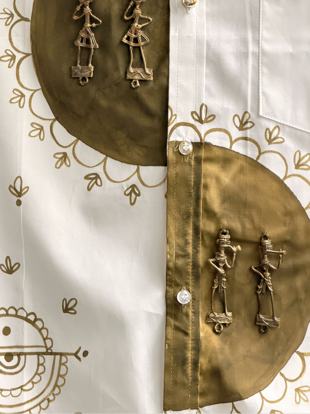 Dhokra Painted Half Shirt